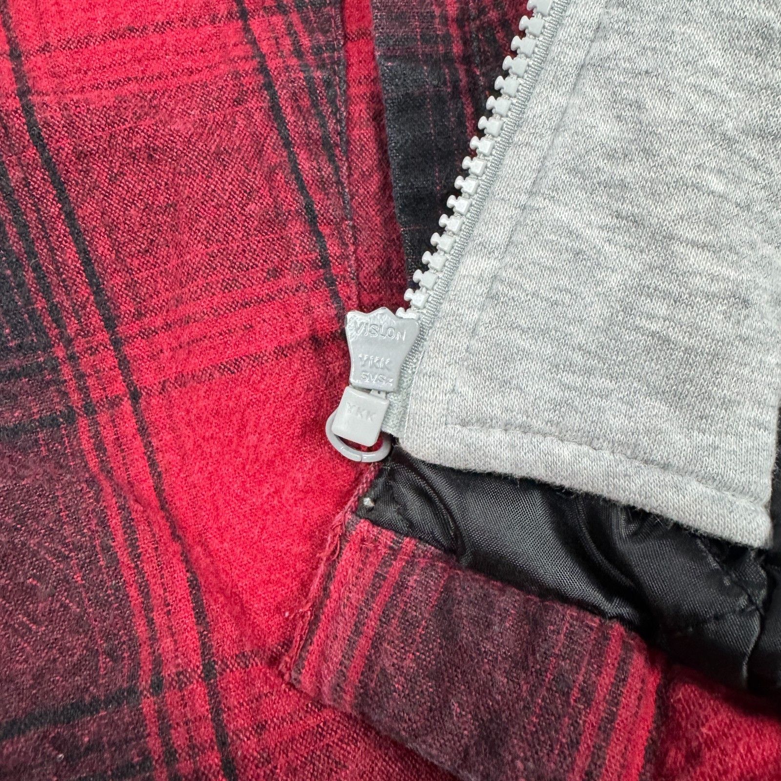 Vintage Vintage Red Head Hooded Flannel Shacket Buffalo Plaid XL Size US XL / EU 56 / 4 - 5 Thumbnail