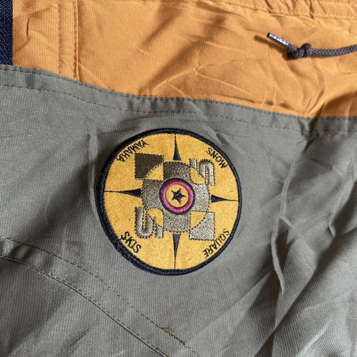 Yamaha Vintage YAMAHA SNOW SQUARE SKIS Bomber Hooded Jacket Size US M / EU 48-50 / 2 - 11 Thumbnail