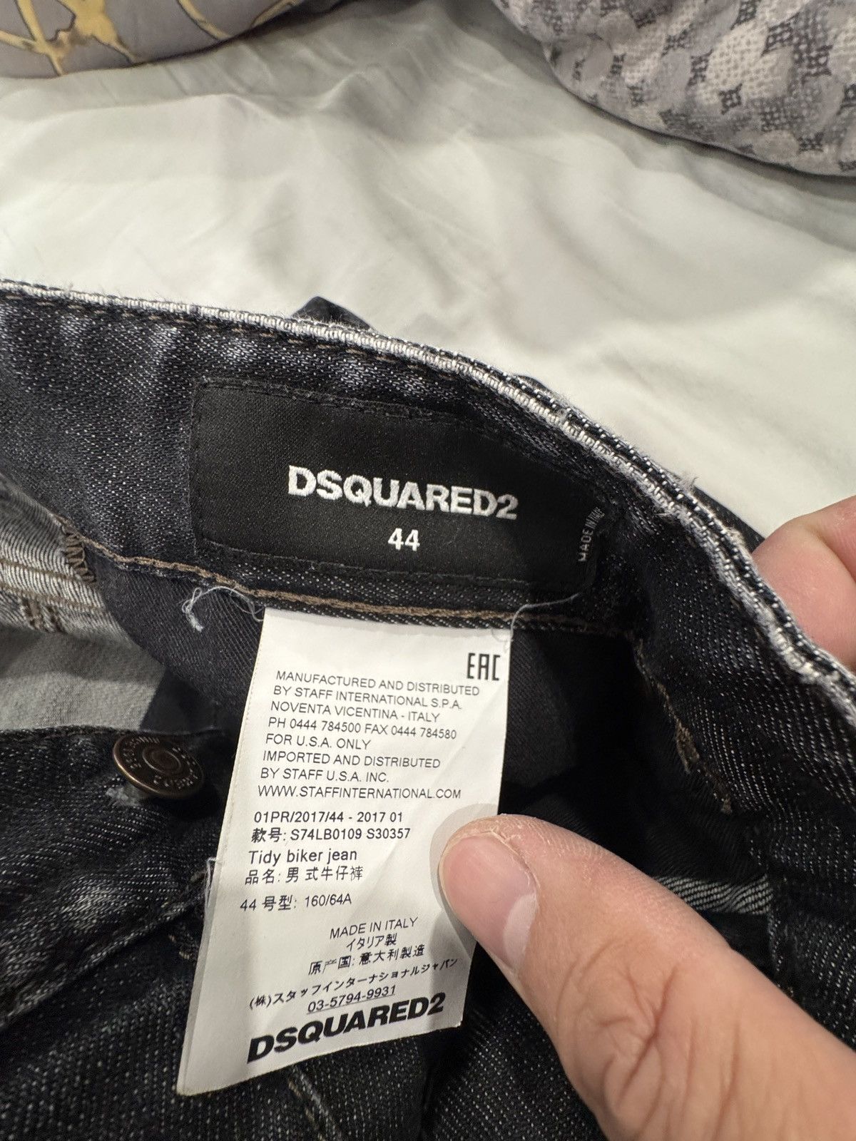 Dsquared2 Tidy Biker Stretch Denim size 44 ( 29 us ) Size US 29 - 7 Thumbnail