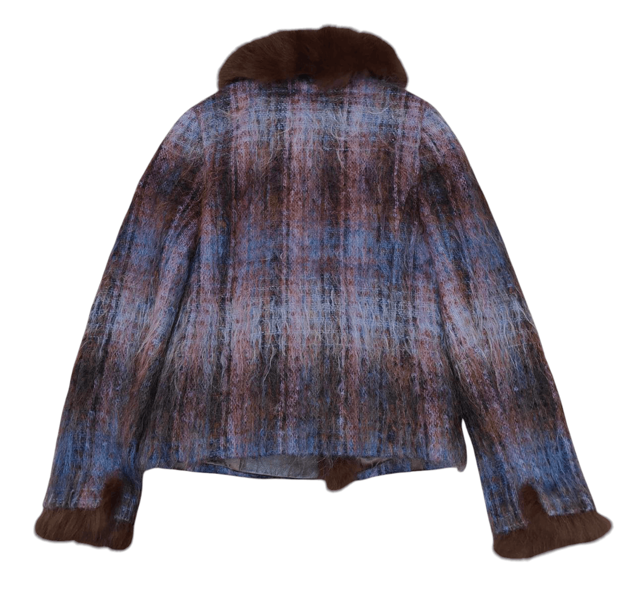 Japanese Brand Japanese Flair By Joc Mohair Fur Jacket Size S / US 4 / IT 40 - 2 Thumbnail