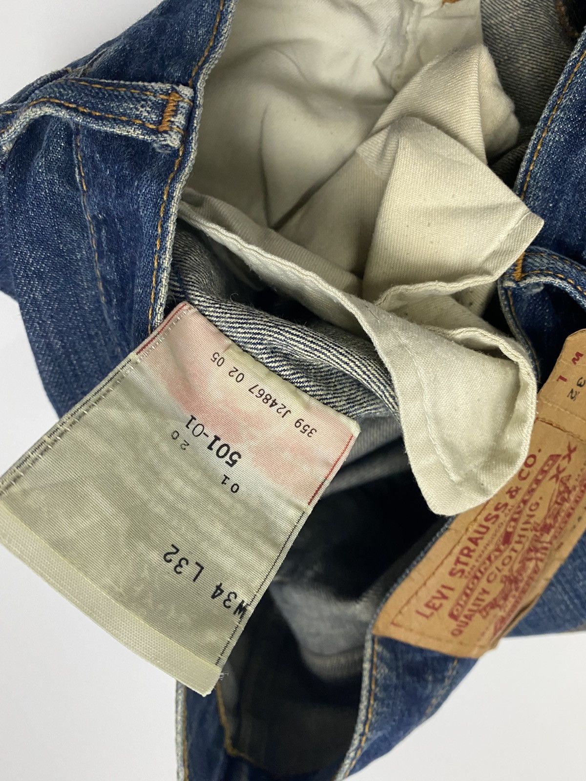 Levi's Vintage Levis 501 denim jeans Size US 34 / EU 50 - 7 Thumbnail
