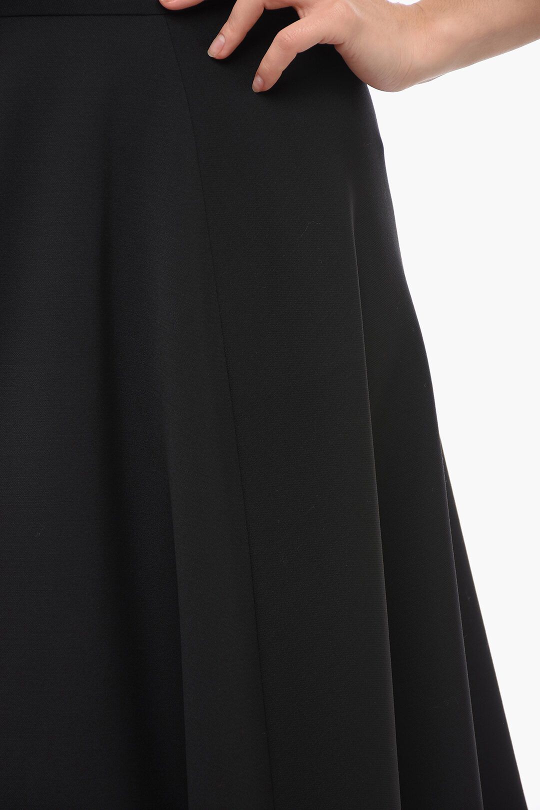Vetements og1mm0824 Skirt with Split in Black Size 27" / US 4 / IT 40 - 3 Thumbnail
