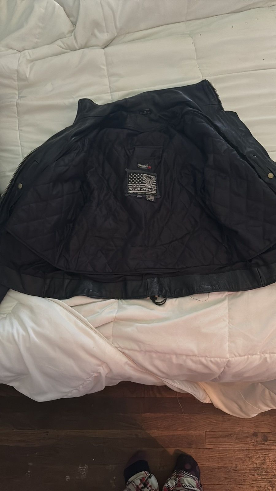 Other Bikers Dream Apparel Women’s Leather Jacket Size Medium Size M / US 6-8 / IT 42-44 - 4 Thumbnail