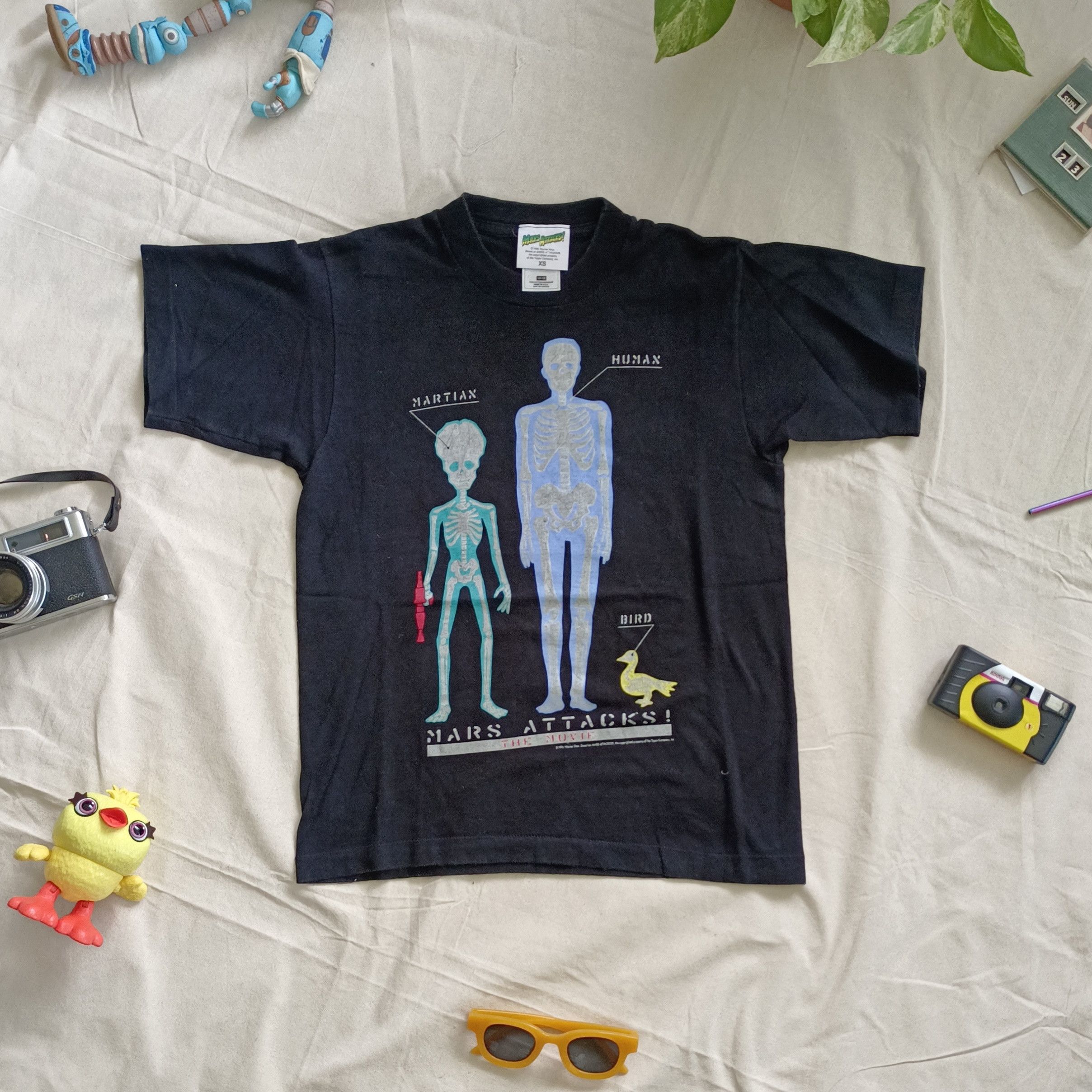 Vintage Rare 1996 Mars Attacks NOS Movie Tshirt