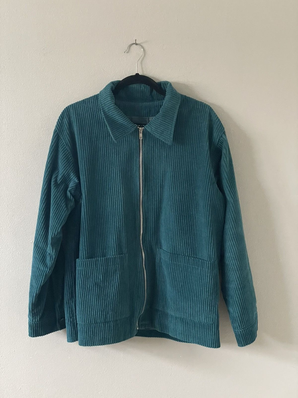 Other Piilgrim Teal Wide Wale Corduroy Zip-Up Jacket Size US S / EU 44-46 / 1 - 1 Thumbnail