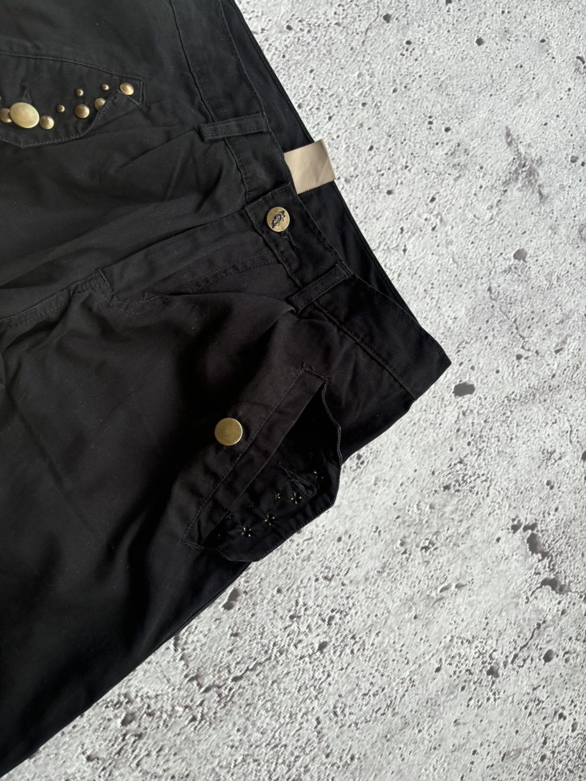 Hysteric Glamour Y2k Mirame Studded Black Pants Size US 29 - 7 Thumbnail