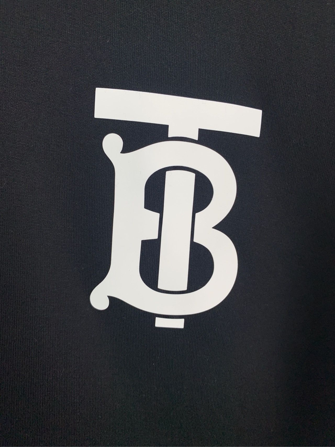 Burberry Burberry Black Tb Logo Printed Cotton T-Shirt Size S / US 4 / IT 40 - 5 Thumbnail