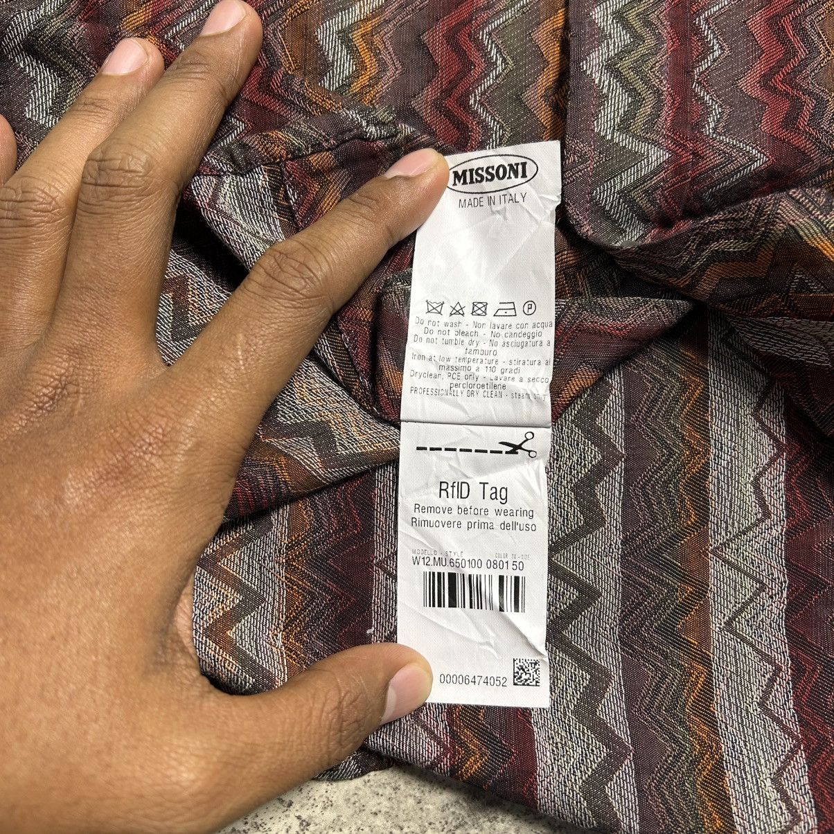 Missoni Vintage MISSONI Pattern Art Size US L / EU 52-54 / 3 - 12 Thumbnail