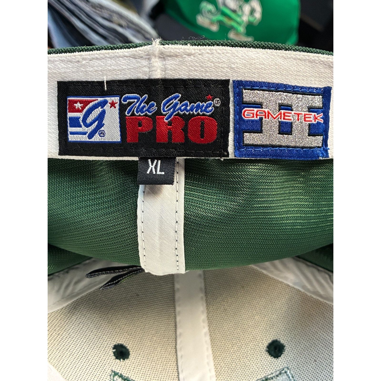 The Game The Game Pro Gametek XL Snapback Hat – Green “M” Logo – NWT Size ONE SIZE - 2 Thumbnail