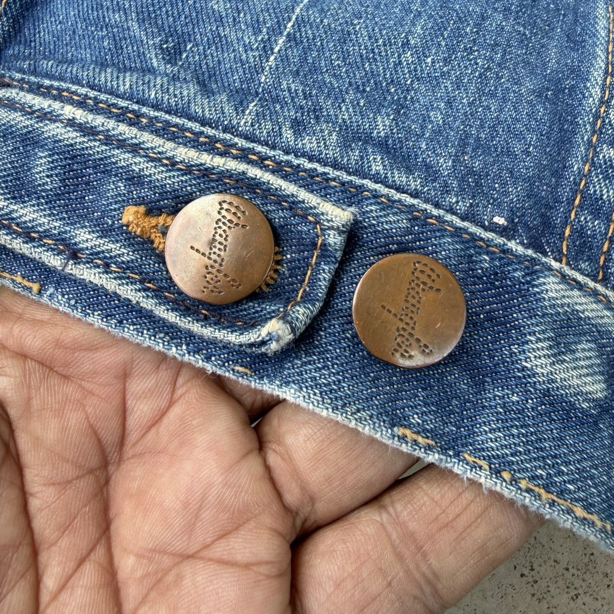 Wrangler 🔥Rare 60s Wrangler Zip Denim Jacket Talon Conmatic USA Size US XS / EU 42 / 0 - 18 Thumbnail