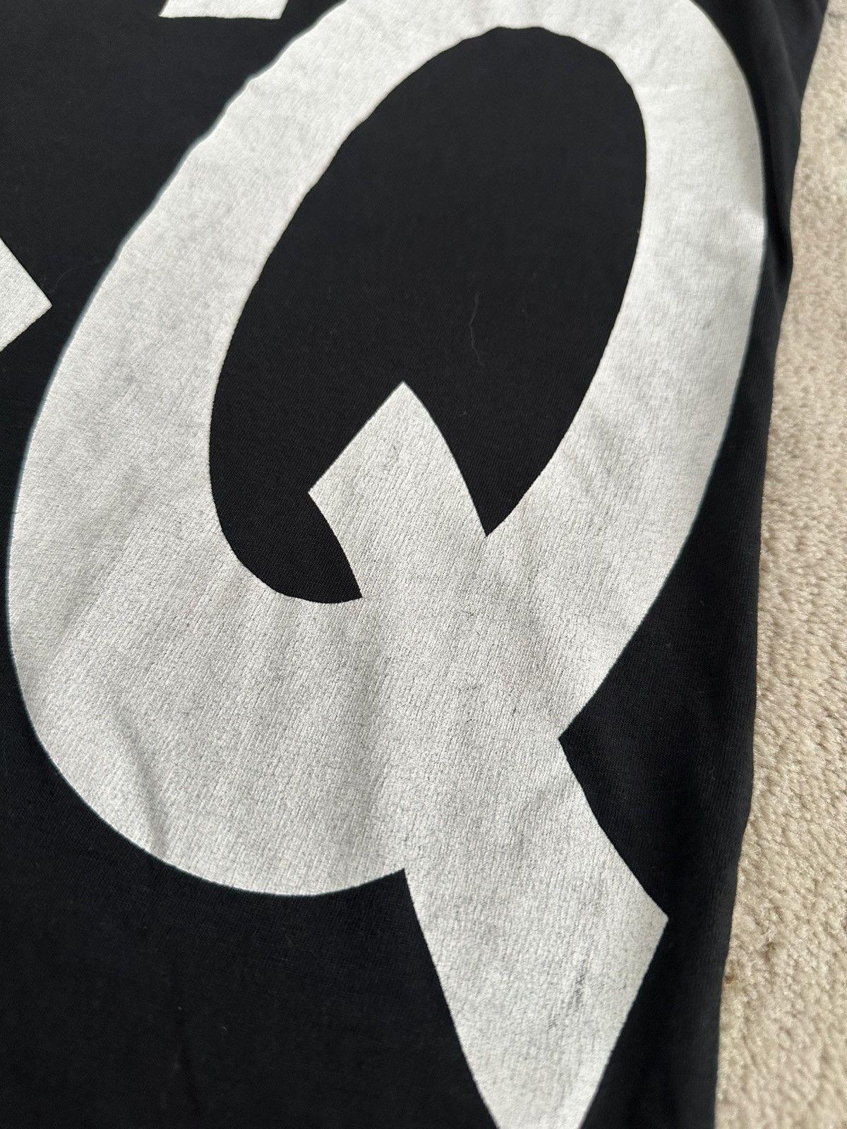 McQ Alexander McQueen Alexander McQueen Darkest Black Oversized MCQ Big Logo Tee S Size US S / EU 44-46 / 1 - 6 Thumbnail