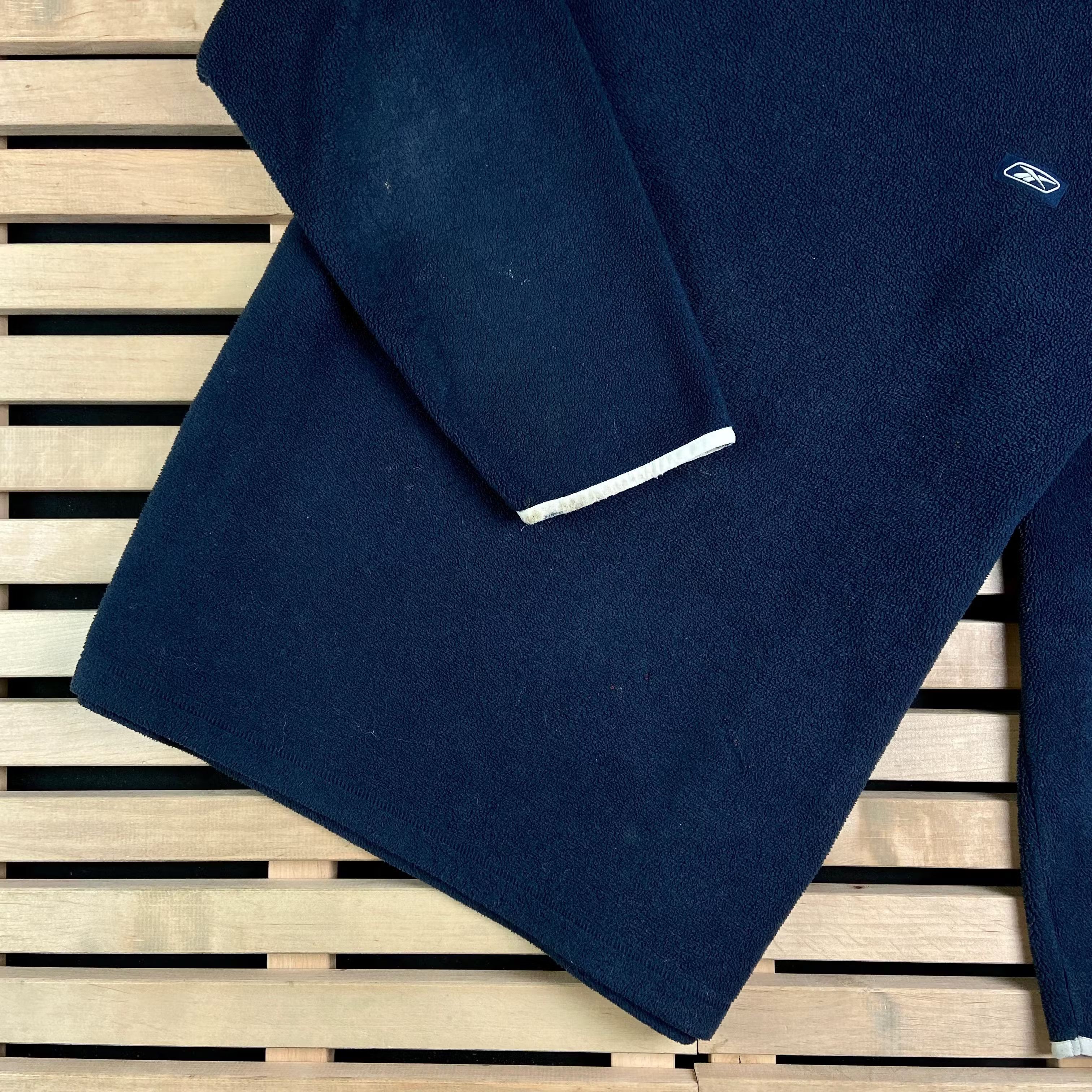 Reebok × Vintage Mens Fleece Sweatshirt Reebok Vintage Size L Size US L / EU 52-54 / 3 - 3 Thumbnail