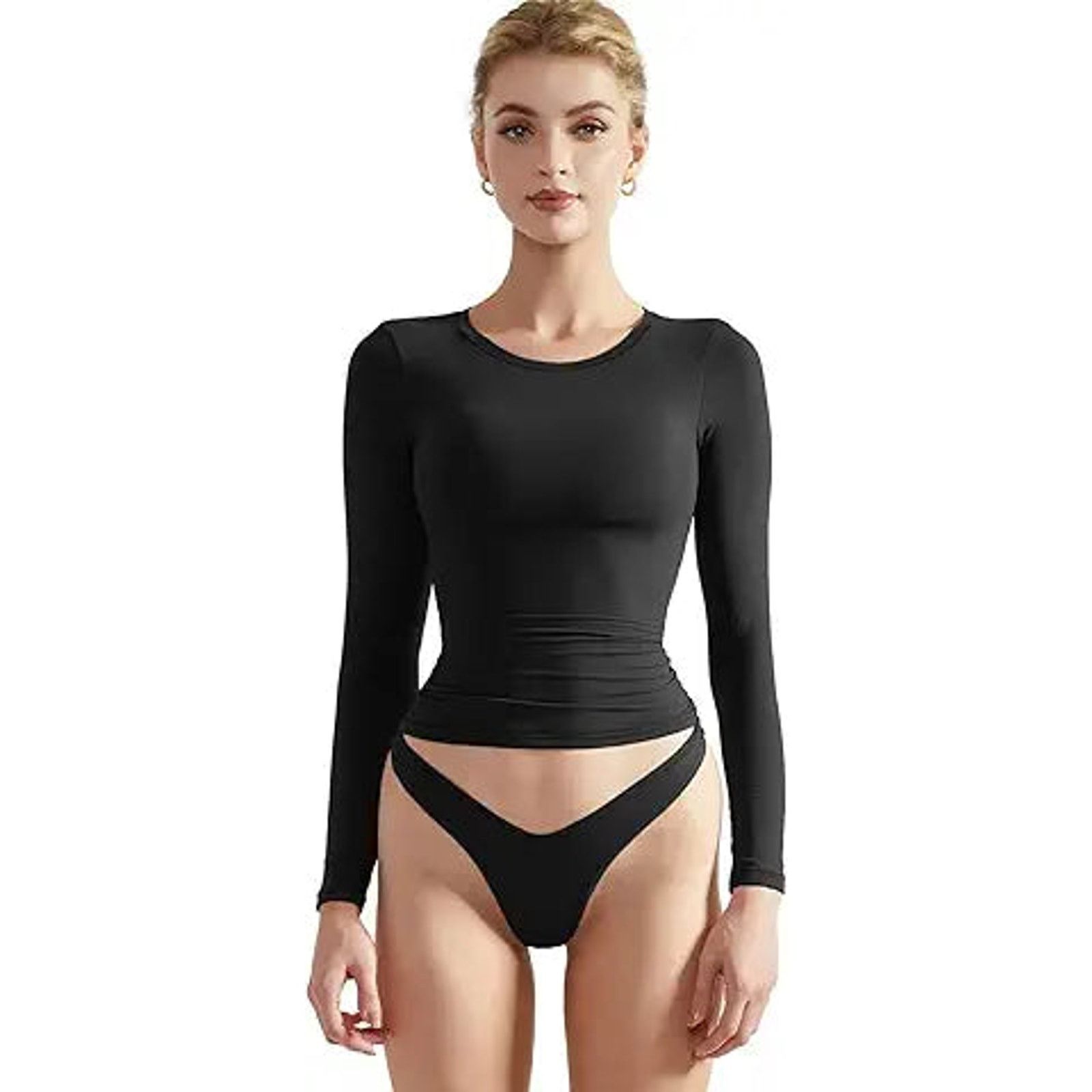 Other SUUKSESS Women Double Lined Fitted Basic Tee Shirts CrewNeck Size XL / US 12-14 / IT 48-50 - 1 Thumbnail
