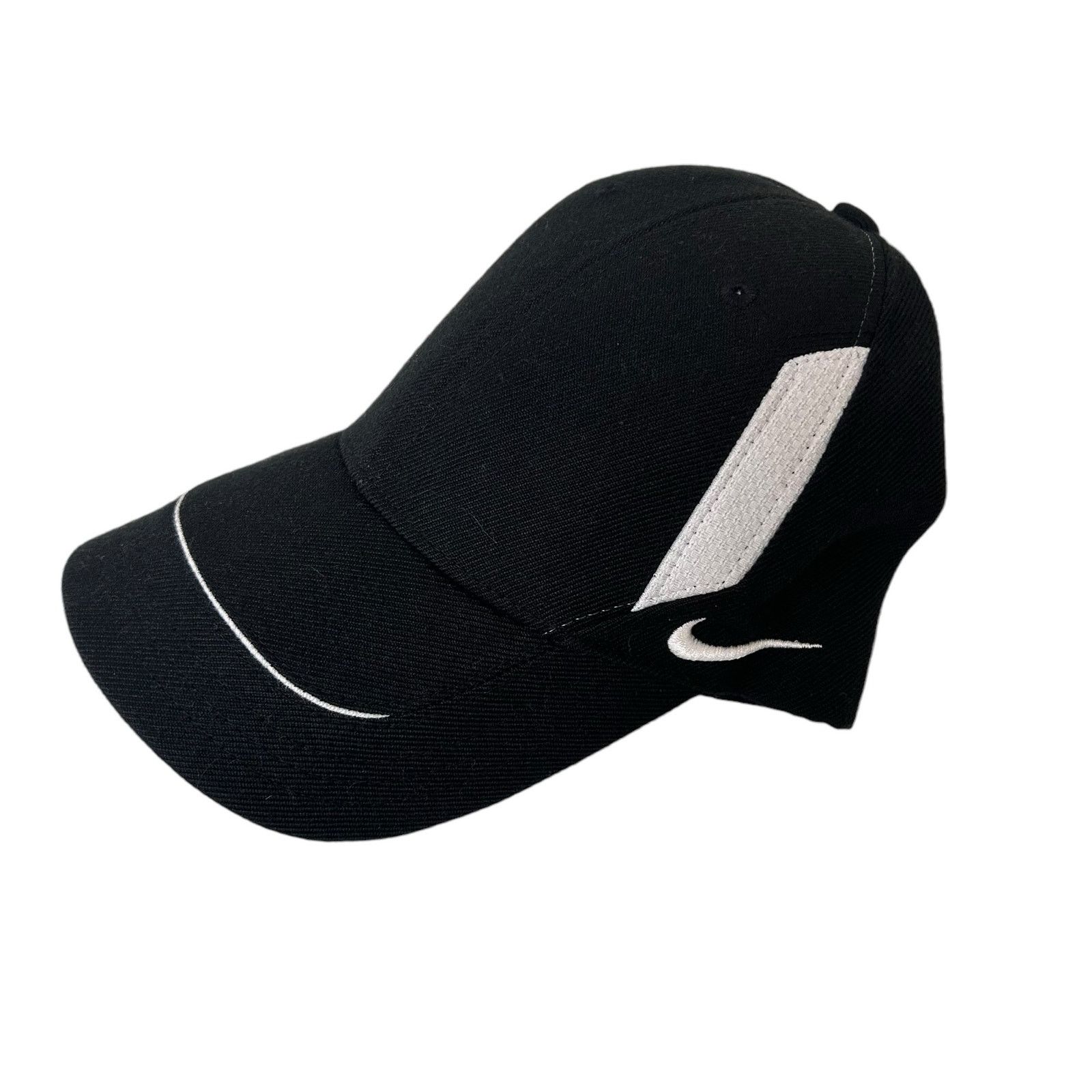 Nike Nike Black Wool Blend Baseball Hat Size ONE SIZE - 1 Thumbnail