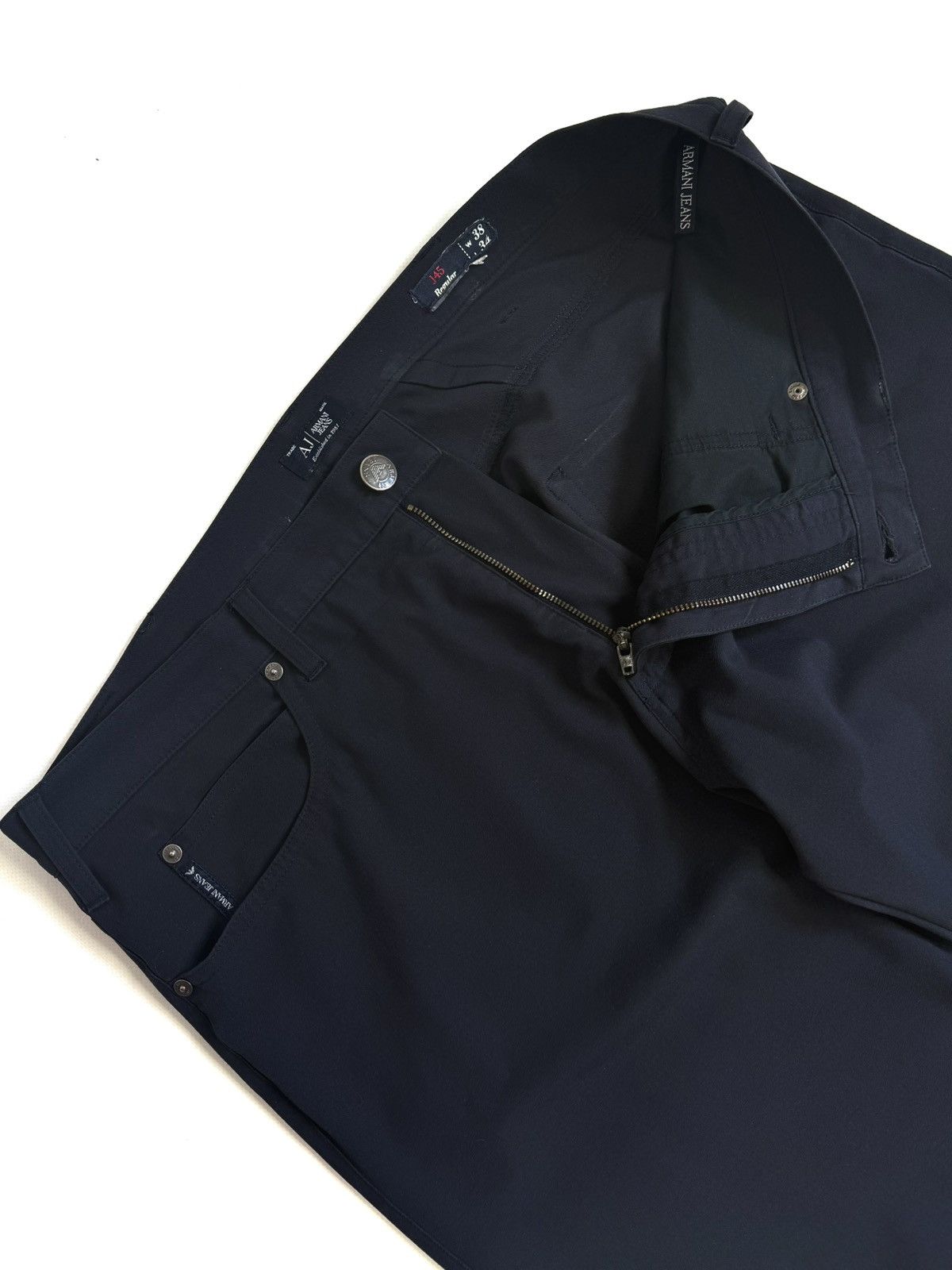 Emporio Armani Vintage Armani Viscose Straight Fit Trousers Pants Size US 38 / EU 54 - 9 Thumbnail