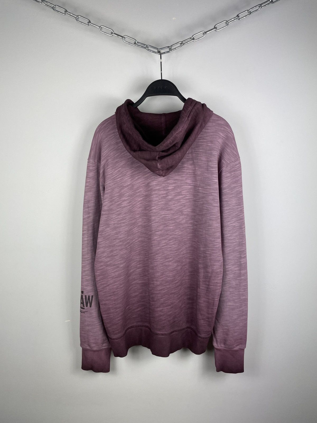 G-Star × Vintage G Star Raw Hav Hooded Vest Sweat Zip Hoodie Garment Dye Size US L / EU 52-54 / 3 - 12 Thumbnail