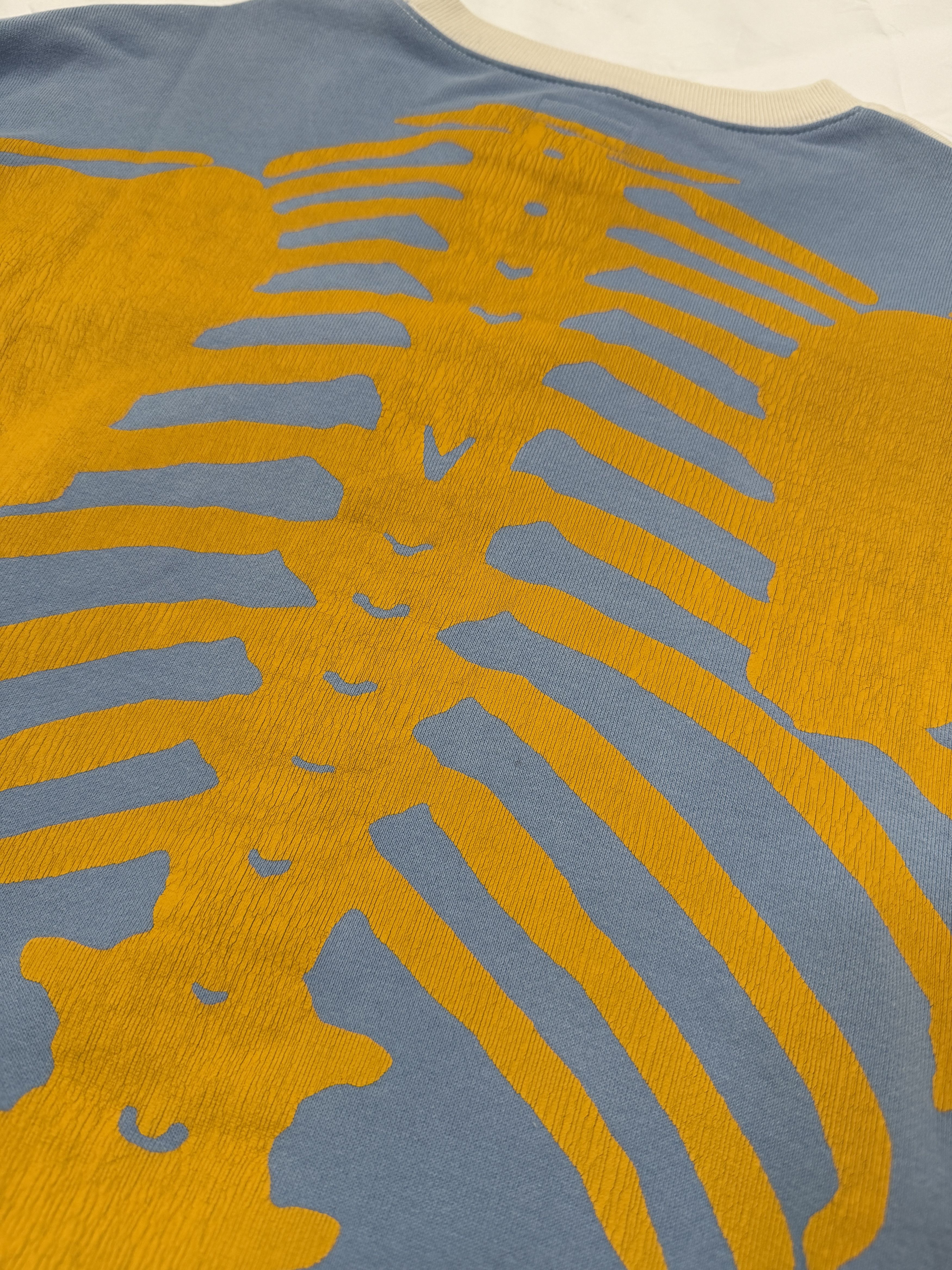 Kapital Kapital Bone Skeleton 2 Tone Blue Crewneck Sweatshirt Size US L / EU 52-54 / 3 - 2 Thumbnail