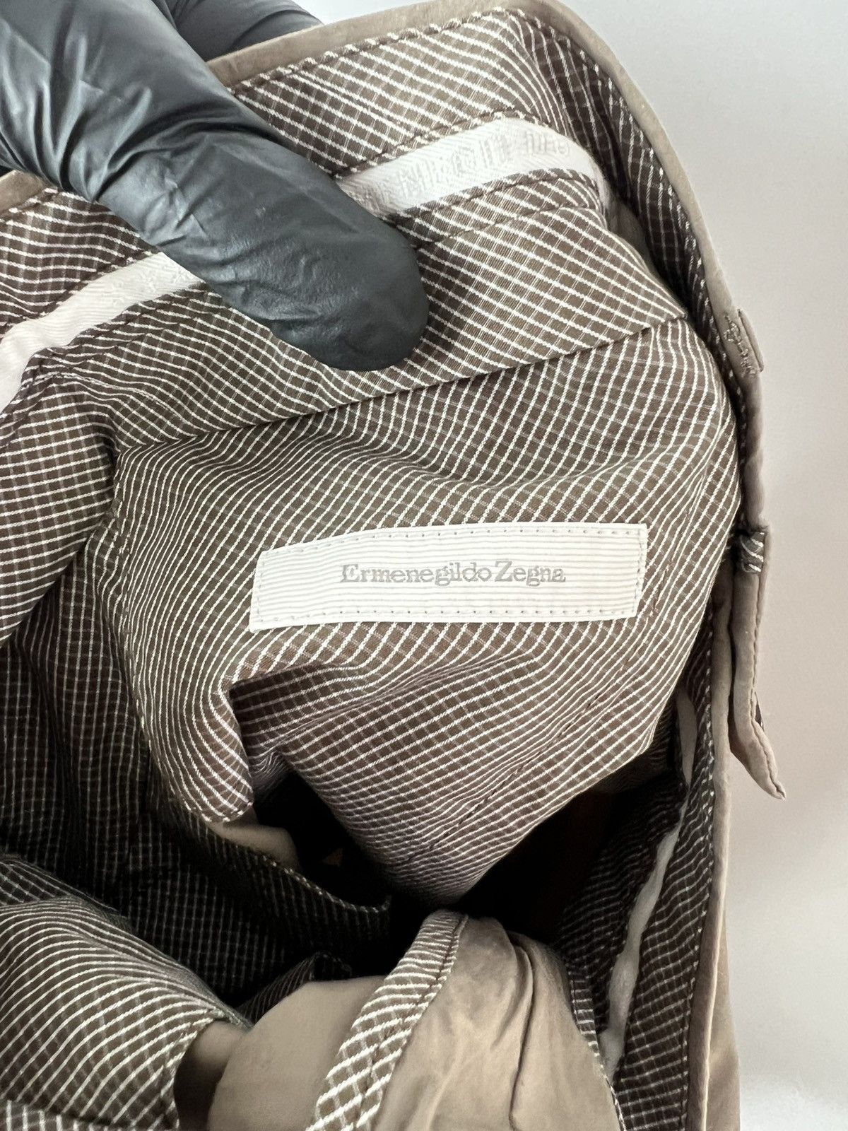 Ermenegildo Zegna LUXURY ERMENEGILDO ZEGNA Size 50R Brown Cotton Casual Pants Size US 34 / EU 50 - 6 Thumbnail