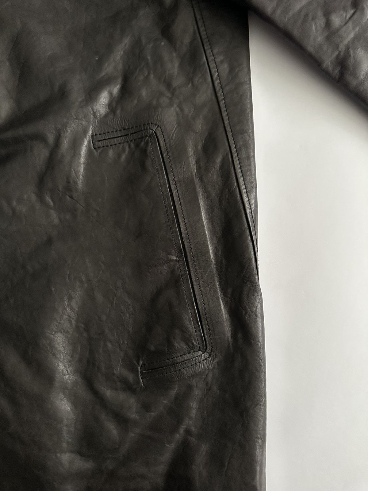 Jil Sander Jil Sander by Raf Simons Leather Jacket Size US M / EU 48-50 / 2 - 8 Thumbnail