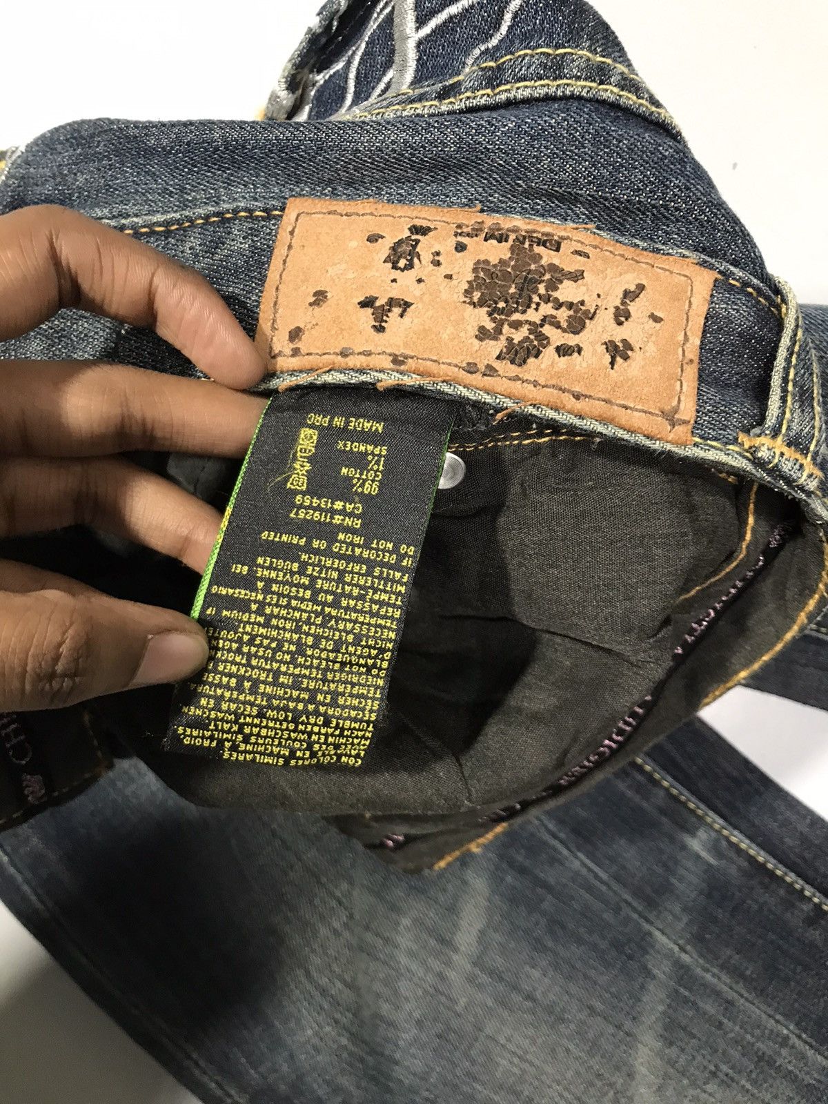 Christian Audigier Vintage christen Audigier embroidered denim Size 30" / US 8 / IT 44 - 7 Thumbnail