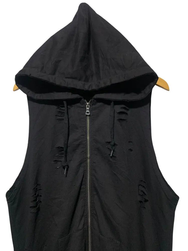 20471120 2000s Rings gothic distressed sleeveless hoodie Size US L / EU 52-54 / 3 - 4 Thumbnail