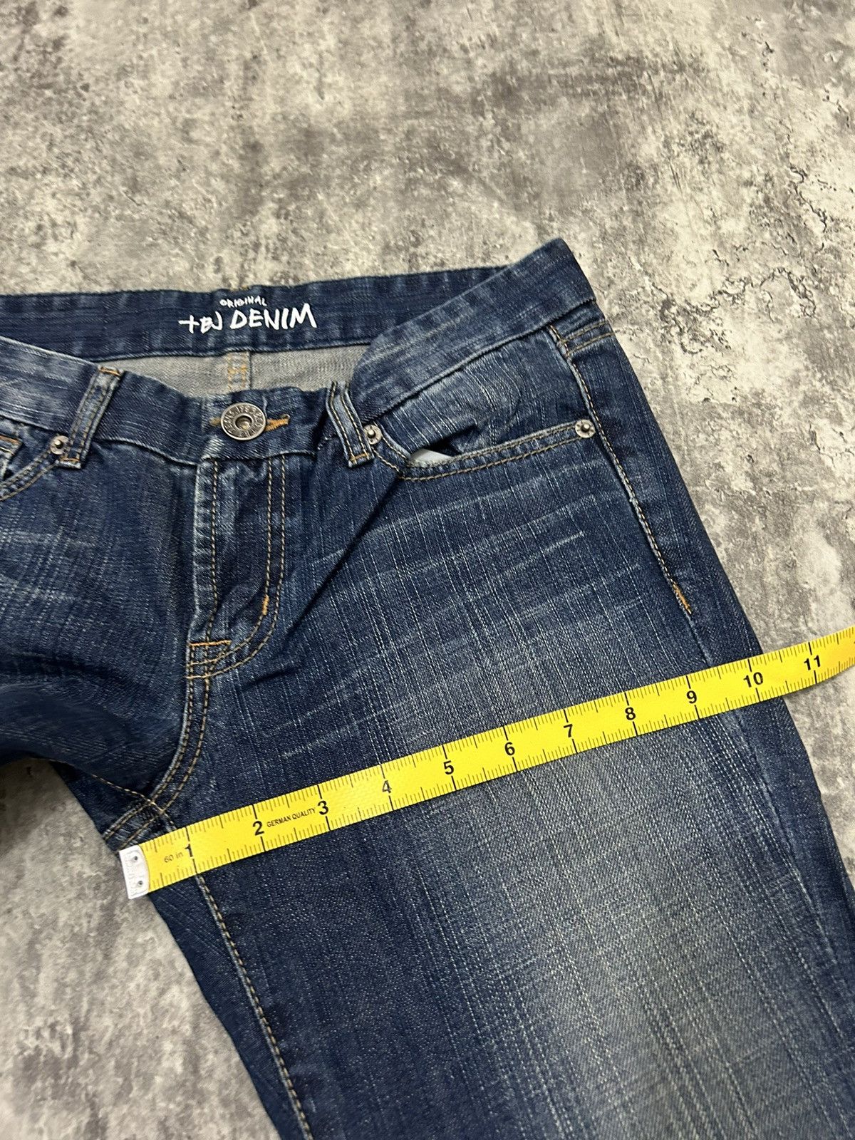 If Six Was Nine × Japanese Brand × Le Grande Bleu (L.G.B.) TBJ Denim Mud Wash Flare Pants Size US 29 - 11 Thumbnail