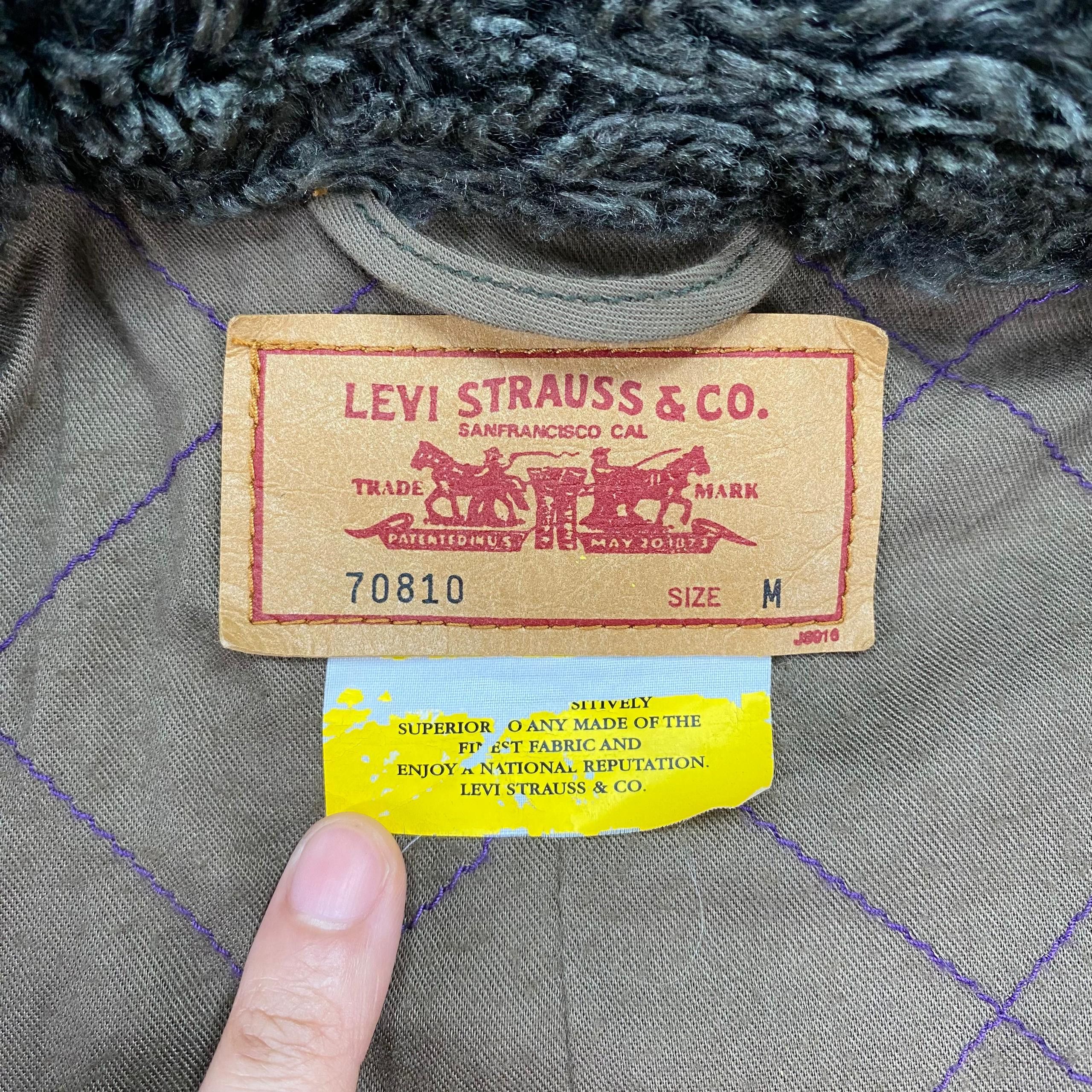 Levi's Vintage Clothing Vintage Levis Fur Jacket Size US M / EU 48-50 / 2 - 8 Thumbnail