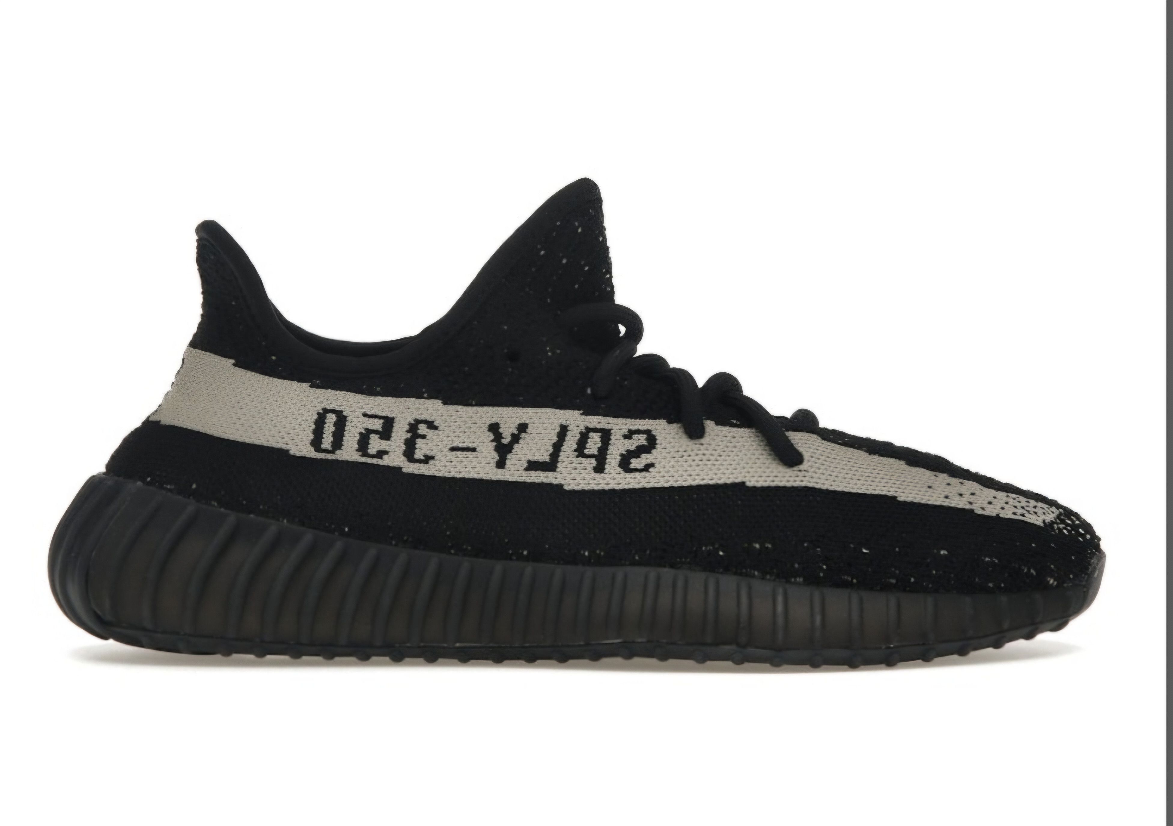 Adidas Yeezy Boost 350 v2 Black/White Size US 10.5 / EU 43-44 - 1 Thumbnail
