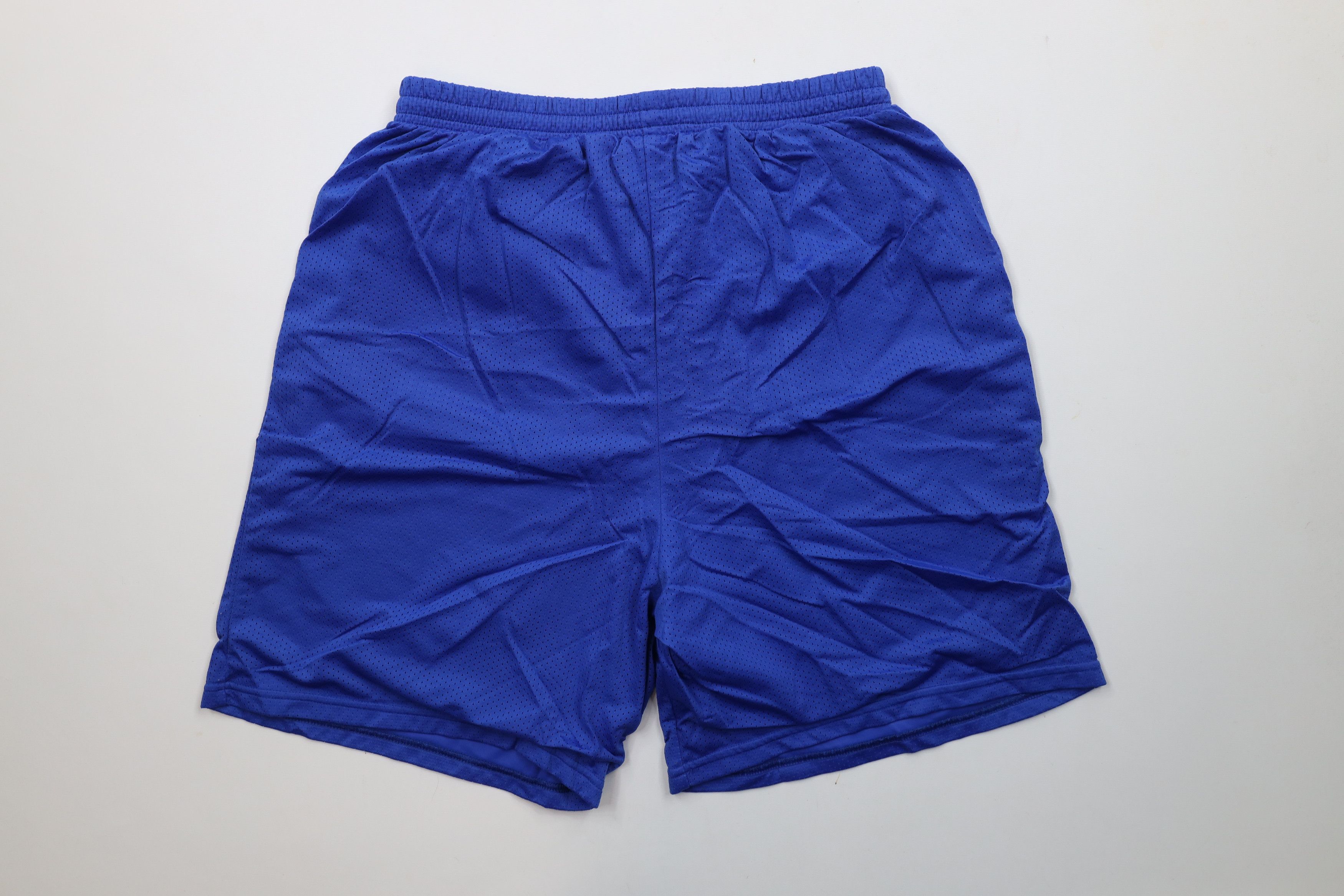 Nike × Vintage Vintage 90s Y2K Nike Basketball Mini Swoosh Mesh Shorts Size US 34 / EU 50 - 9 Thumbnail