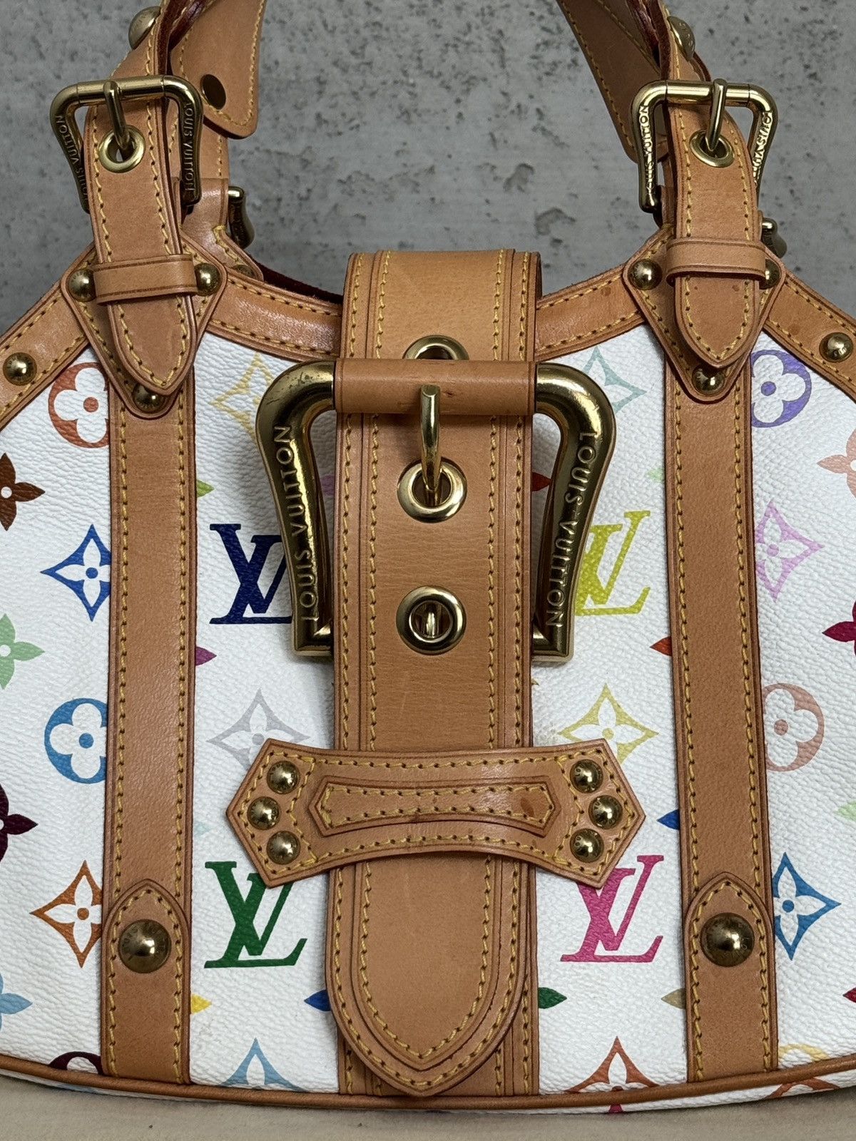 Louis Vuitton × Takashi Murakami Louis Vuitton Multicolore Theda GM by Takashi Murakami Size ONE SIZE - 9 Thumbnail