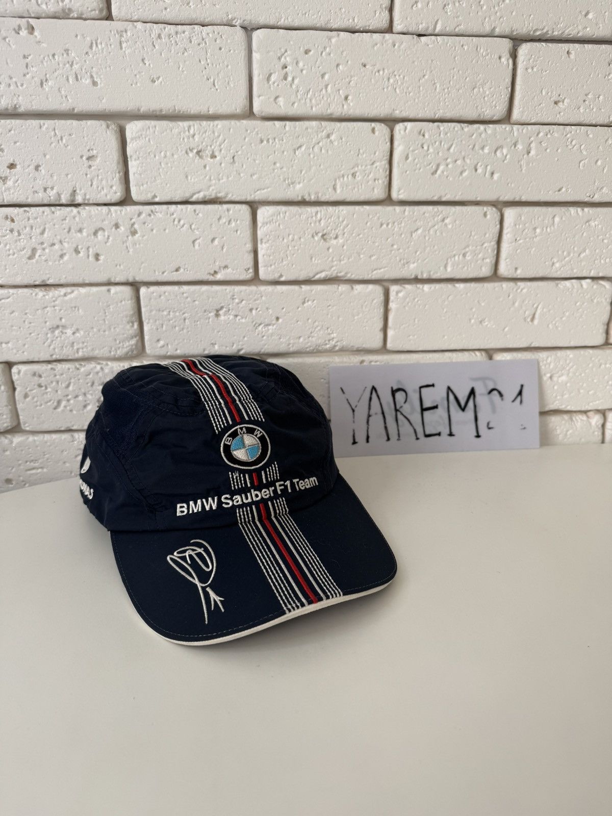 BMW BMW Sauber F1 team vintage cap hat Size ONE SIZE - 1 Thumbnail