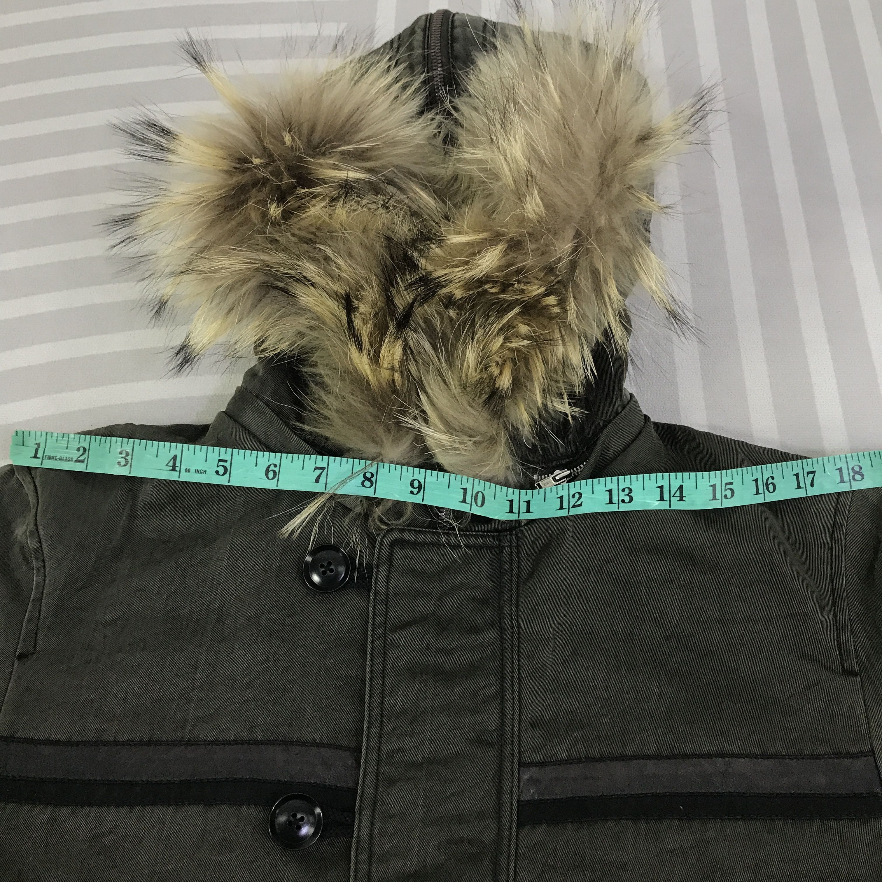 ABAHOUSE Vintage ABAHOUSE Japan Fur Hoodie Bomber Jacket K124B14 Size US M / EU 48-50 / 2 - 6 Thumbnail