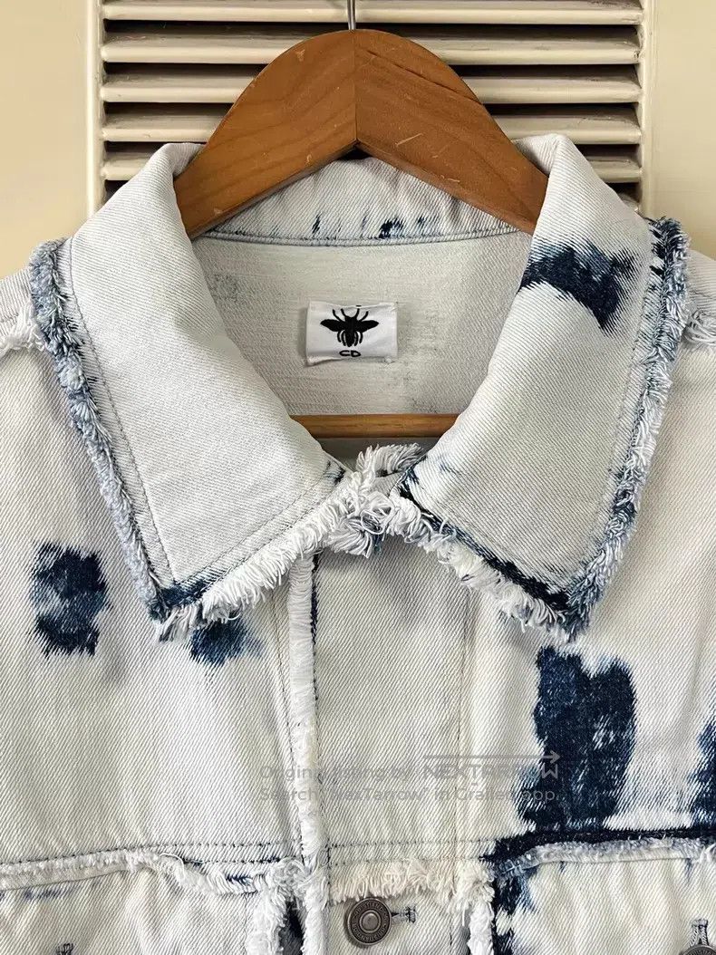 Dior Dior Little bee embroidery logo denim jacket Size XXS / US 00 / IT 34 - 3 Thumbnail
