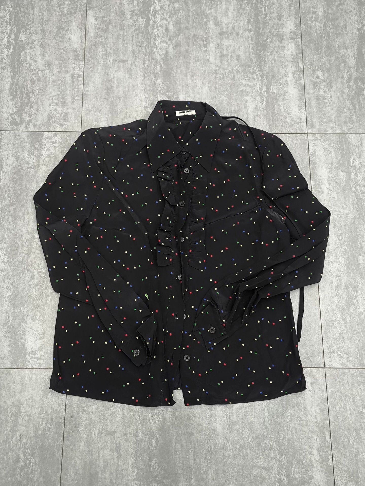 Miu Miu Miu Miu Printed Multi Button Up S Women Size S / US 4 / IT 40 - 1 Thumbnail
