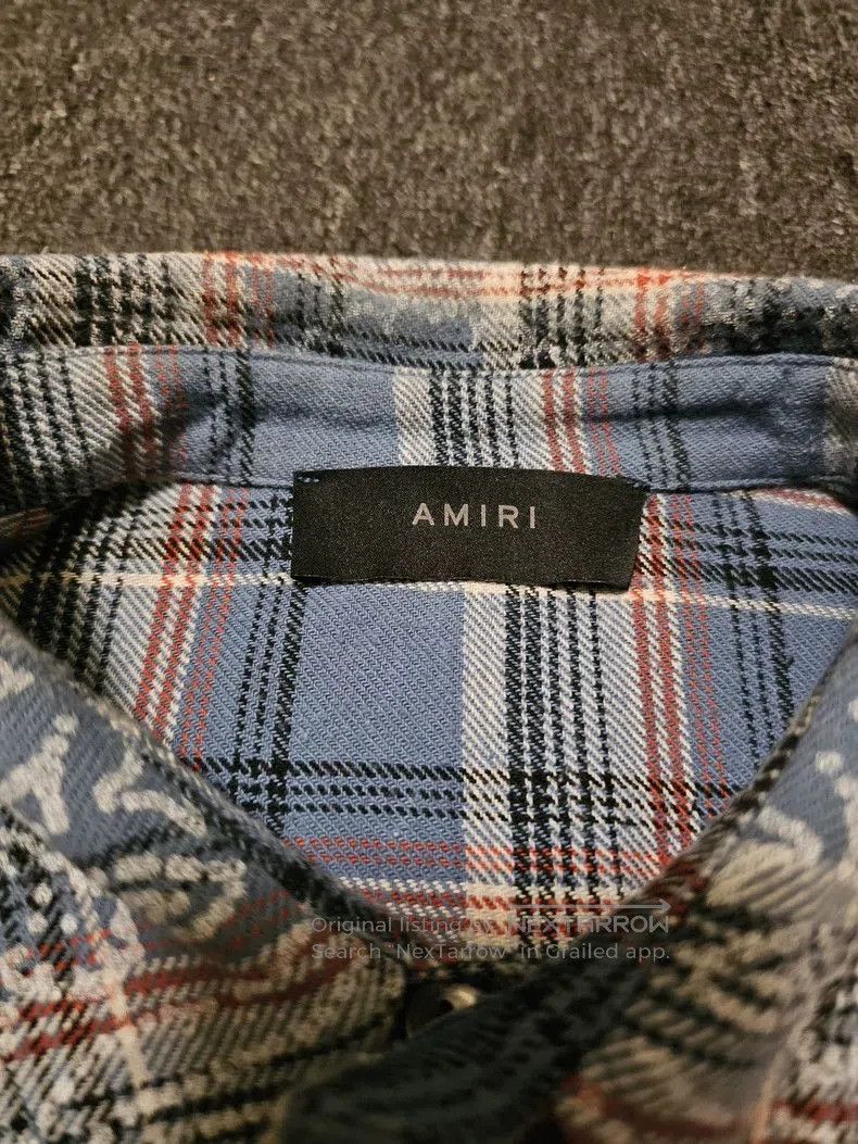 Amiri Amiri Bandana Print Fringe Button. Size US XL / EU 56 / 4 - 3 Thumbnail