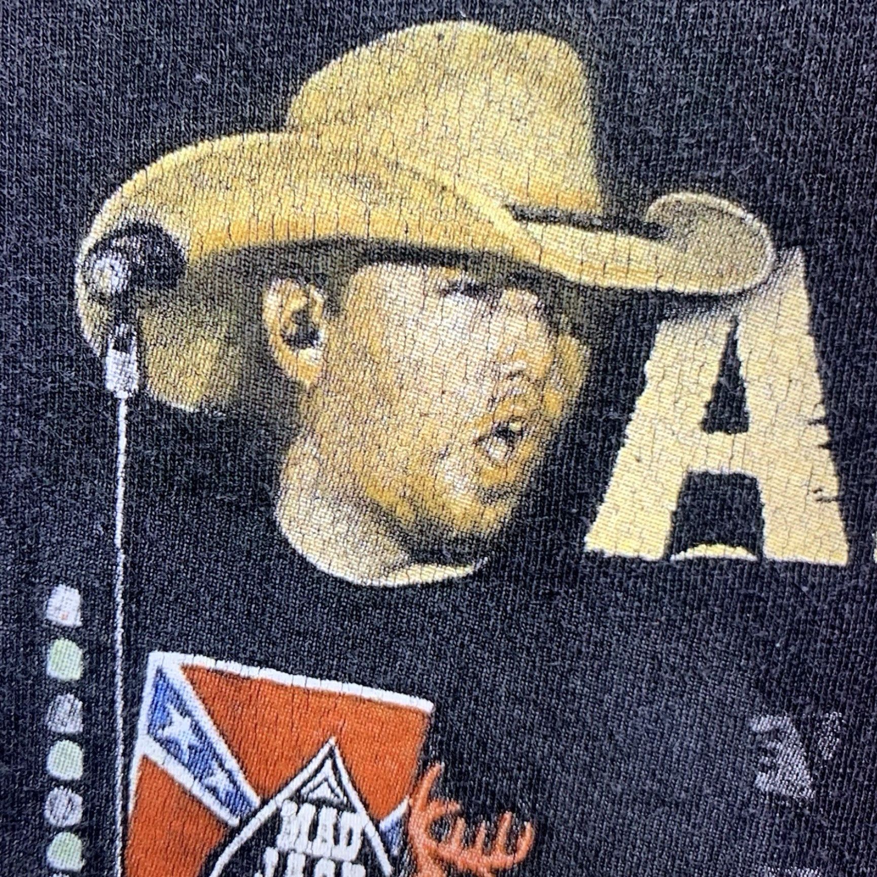 Doublet VINTAGE Jason Aldean & Luke Bryan Tour Shirt 2012 Black Cotton Short Sleeve Adult Medium Band Music Fans Size US M / EU 48-50 / 2 - 7 Thumbnail