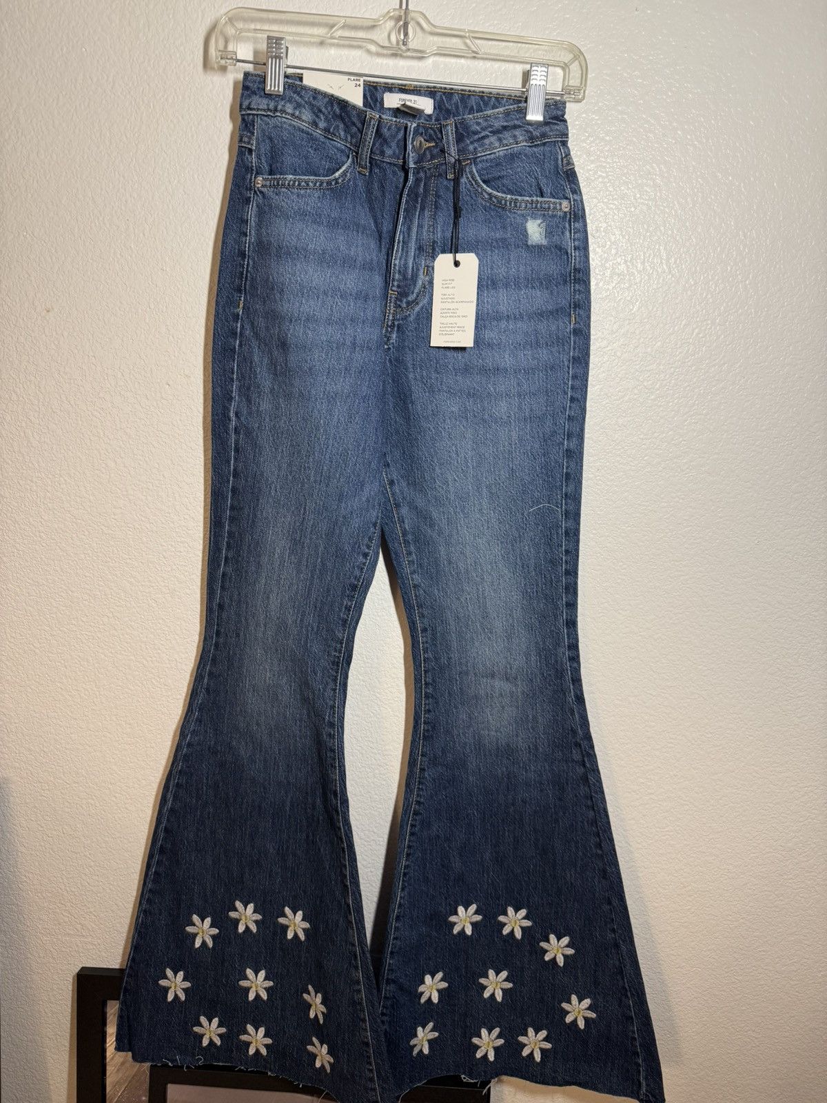 Forever 21 Forever 21 Flare denim pants Size 24" / US 00 / IT 34 - 1 Thumbnail