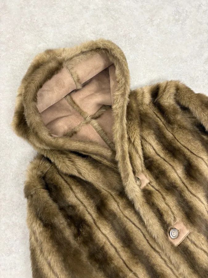 Balmain 1990s Balmain Beige Faux Fur Reversible Coat Size US M / EU 48-50 / 2 - 7 Thumbnail