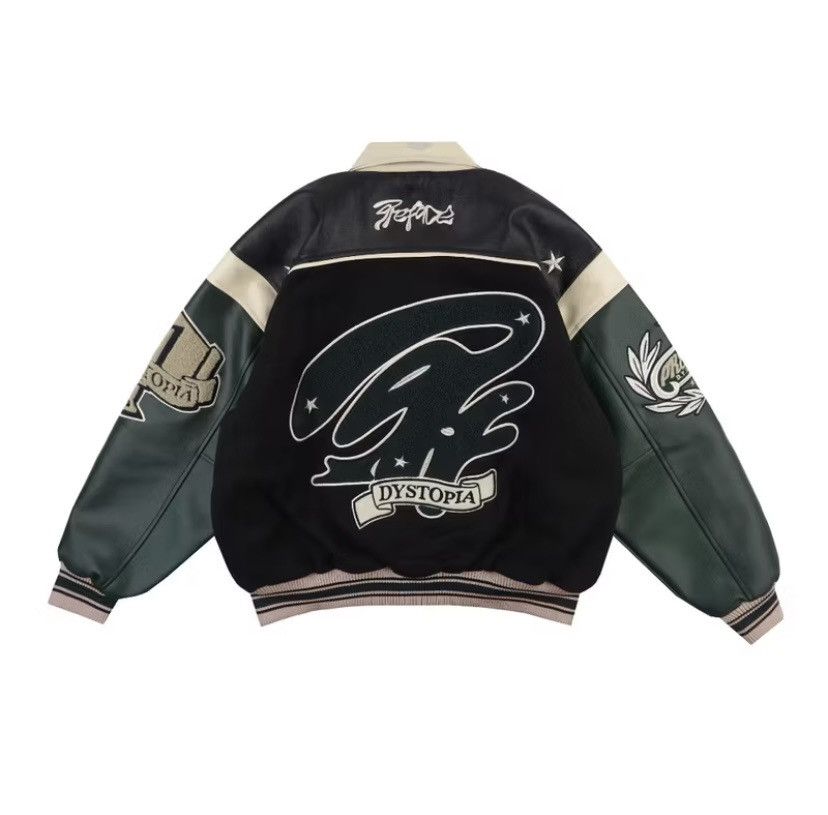 Dystopia varsity jacket preface streetwear