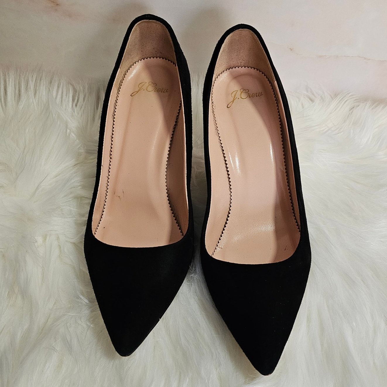 J.Crew EUC J. Crew Made in Italy Elsie Suede Leather Heels Pumps 9 Size US 9 / IT 39 - 3 Thumbnail
