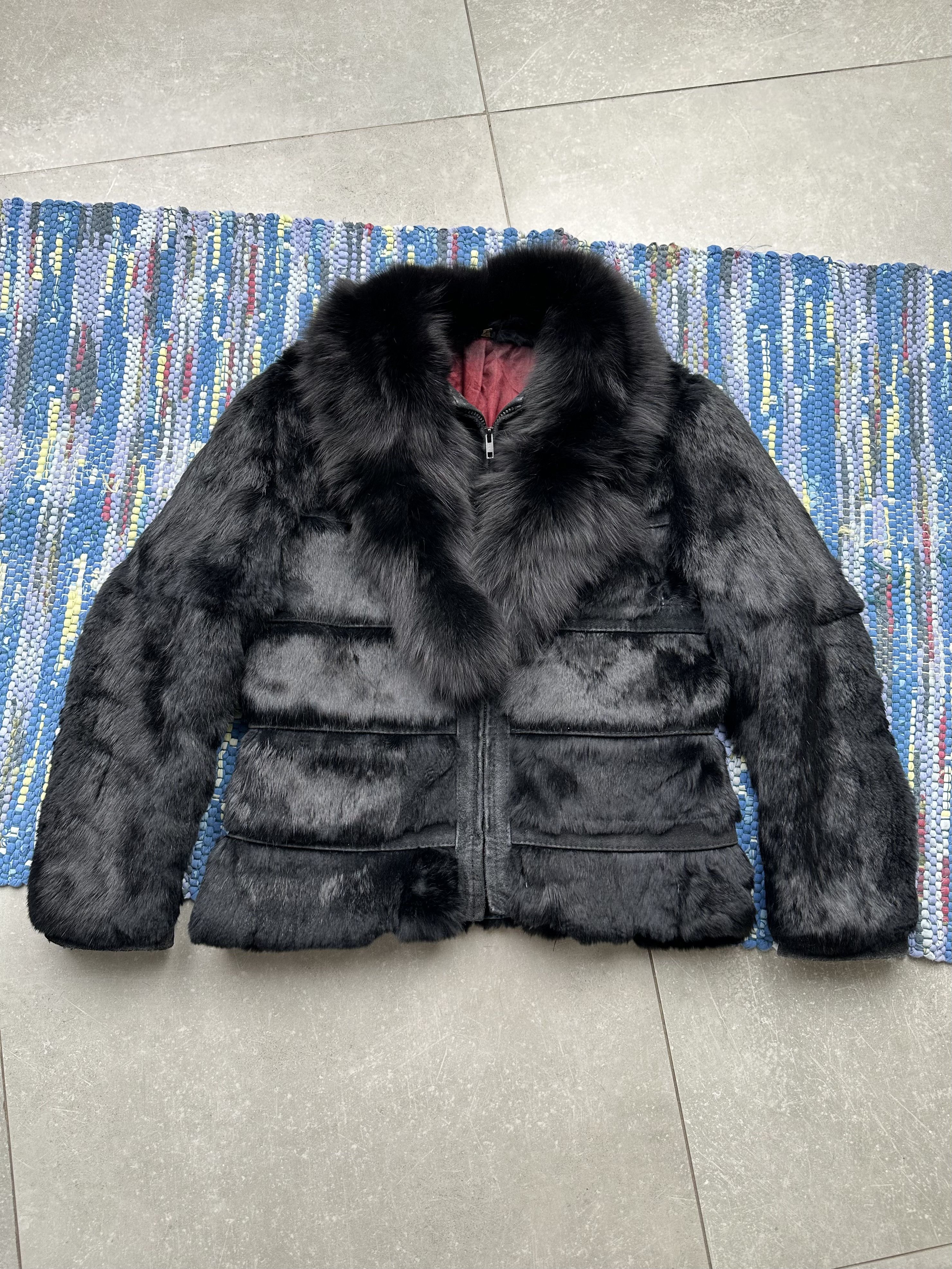 image of Mink Fur Coat x Vintage Real Fur Jacket in Black, Women's (Size Small)