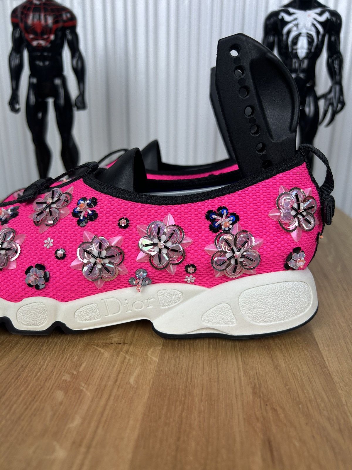 Dior Christian Dior Mesh Embellished sneaker Size US 7 / IT 37 - 2 Thumbnail