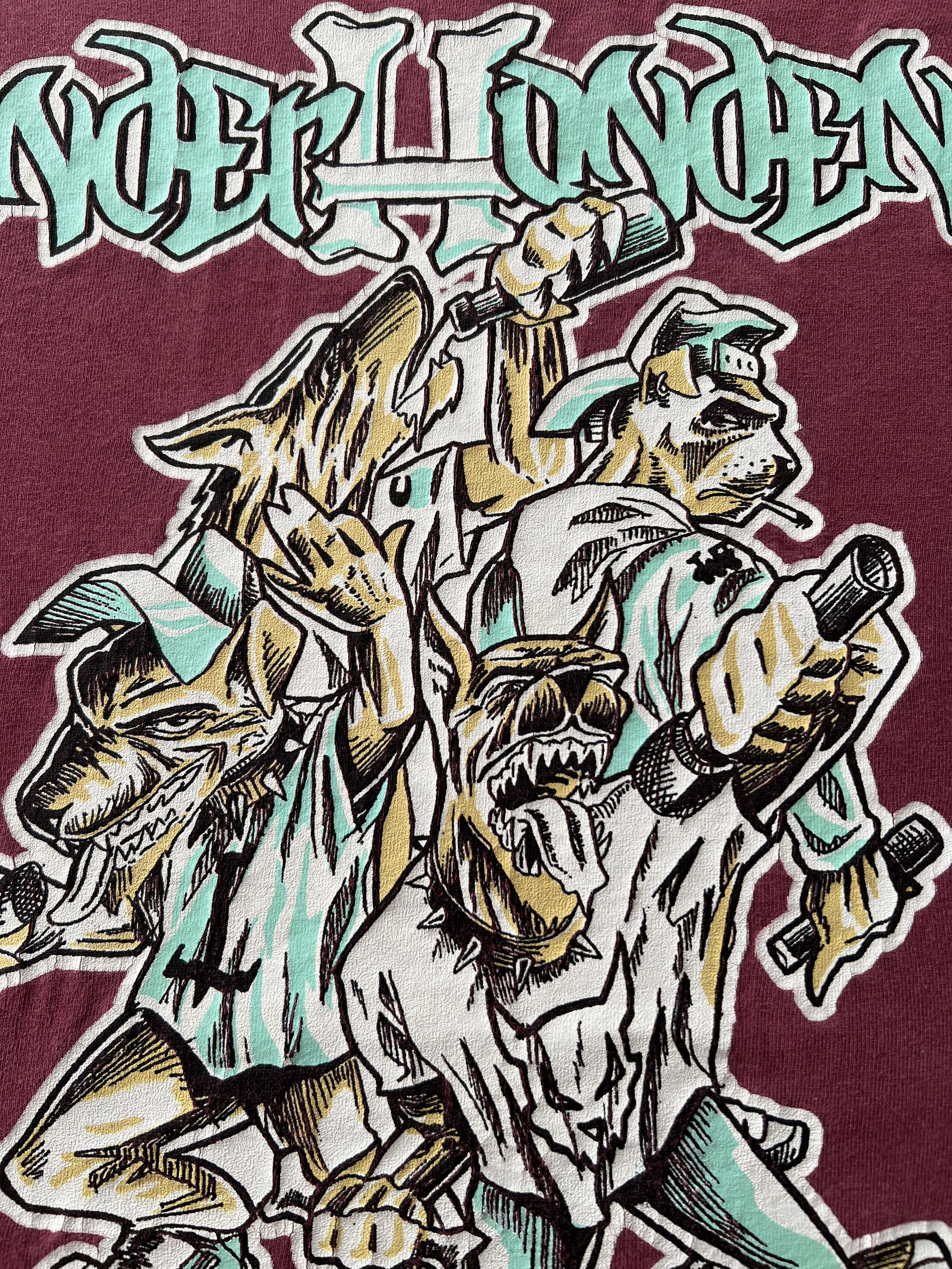 Band Tees Vintage 90s De Onderhonden Subwoefers Rap Band T-shirt Size US XL / EU 56 / 4 - 5 Thumbnail