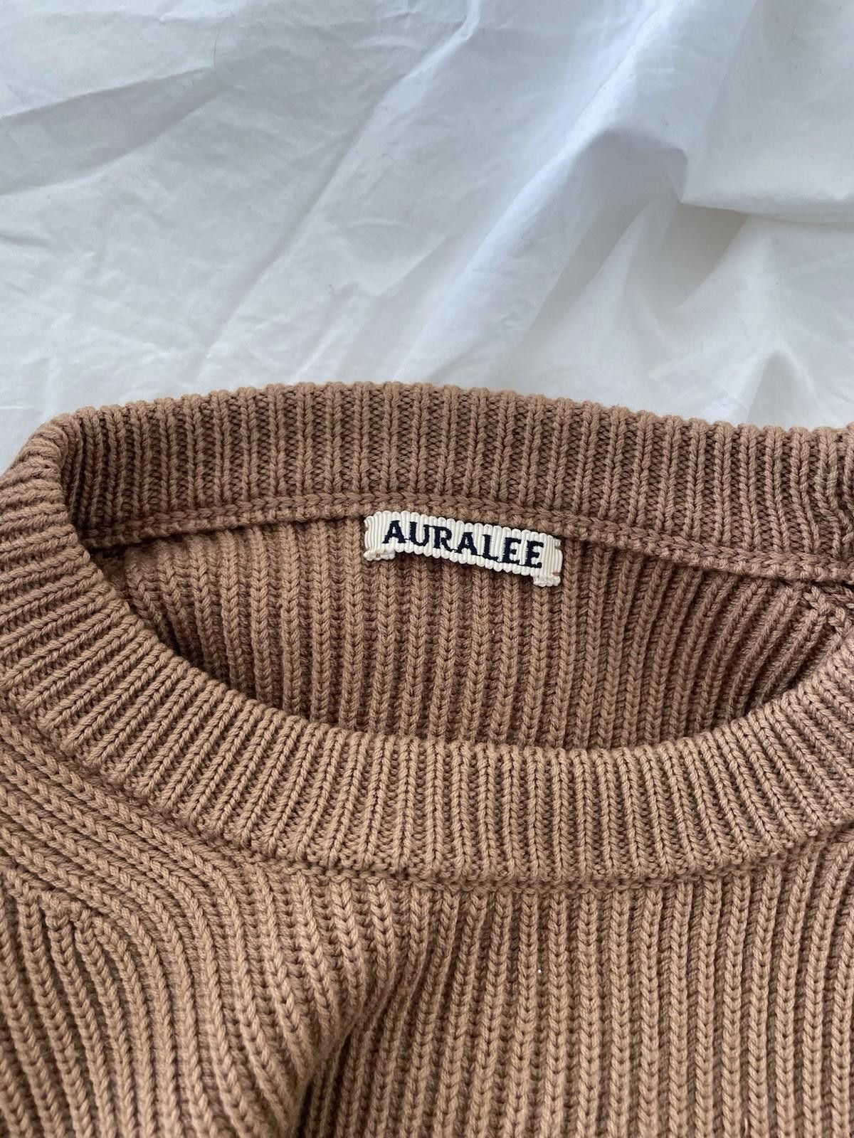 Auralee AURALEE Japan SUPER FINE WOOL Sweater Jumper Brown Size 4 Size US XL / EU 56 / 4 - 3 Thumbnail
