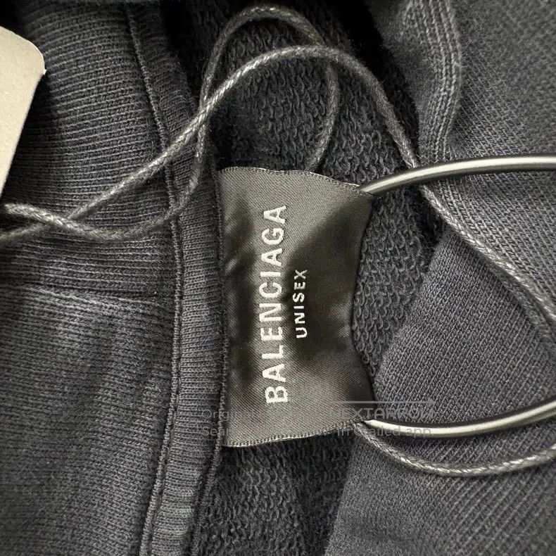 Balenciaga Balenciaga Sunset Tower Pattern Graffiti Black Hoodie Size US M / EU 48-50 / 2 - 3 Thumbnail