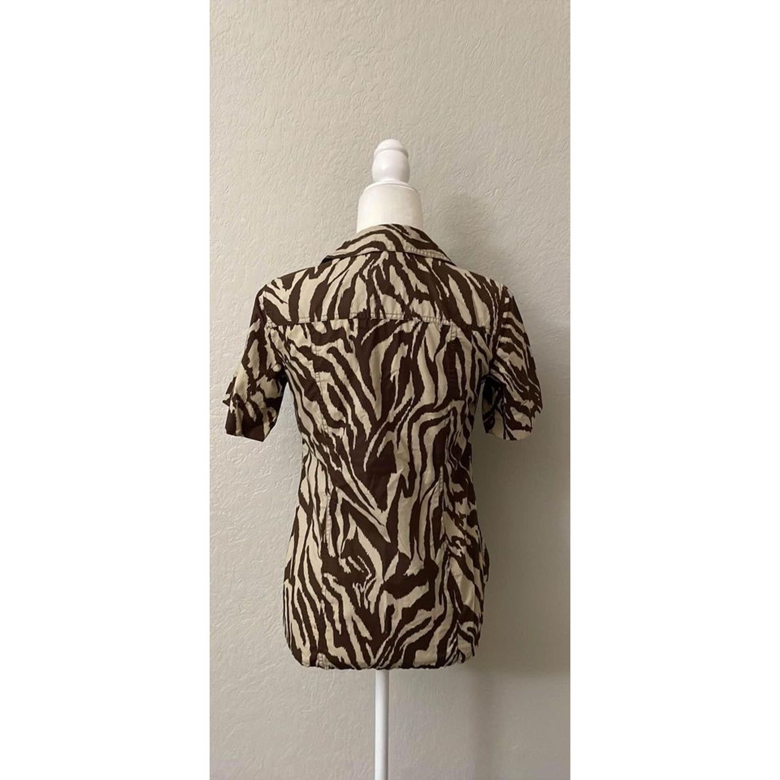 Michael Kors Michael Kors Safari Camp shirt - Womens size 2 Size XS / US 0-2 / IT 36-38 - 2 Thumbnail