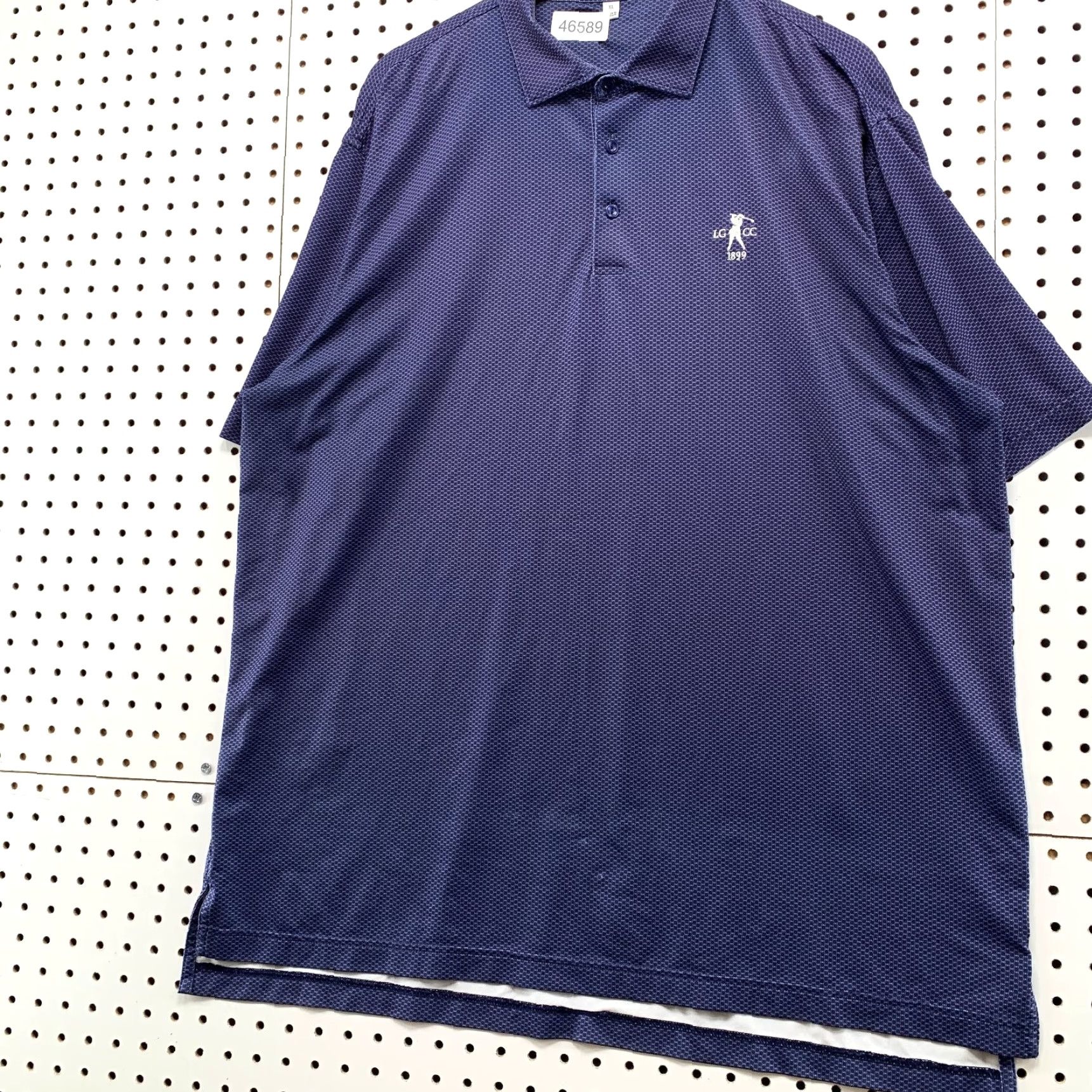 Peter Millar Peter Millar Golf Polo Shirt Mens XL Blue Check Performance Short Sleeve Shirt Brand Polo Mens XL Blue Check Golf Performance Short Sleeve Size US XL / EU 56 / 4 - 3 Thumbnail