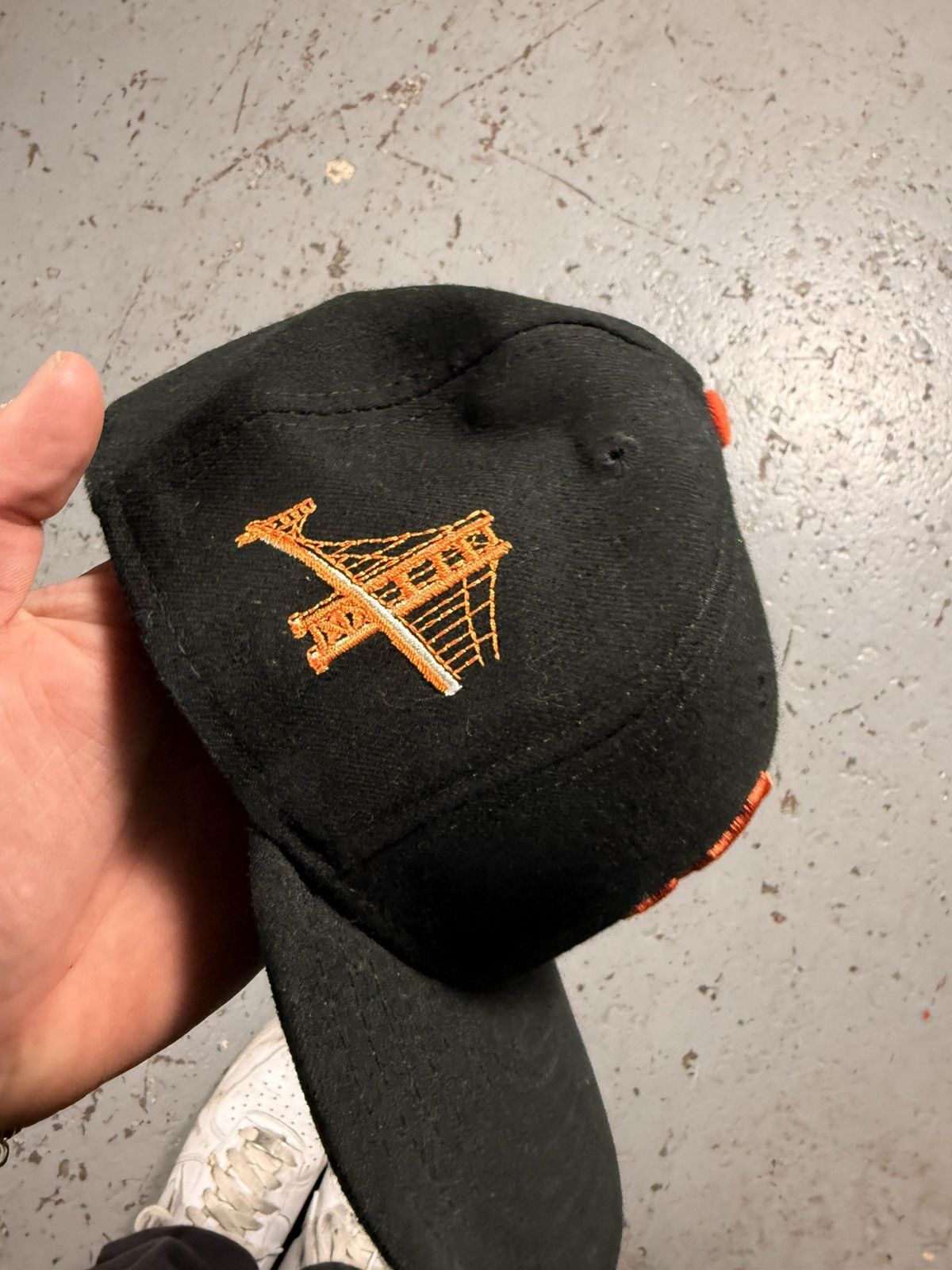 New Era Black And Orange San Fransisco Giants Fitted Size ONE SIZE - 2 Thumbnail