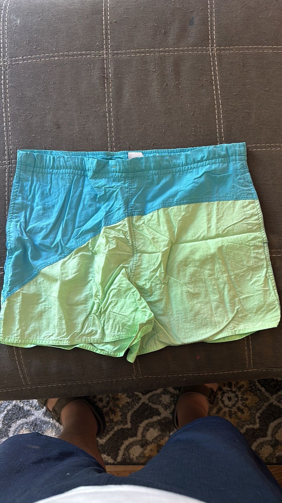 Vintage Vintage 80’s Newport Blue swimming trunks. Size M Size US 36 / EU 52 - 1 Thumbnail