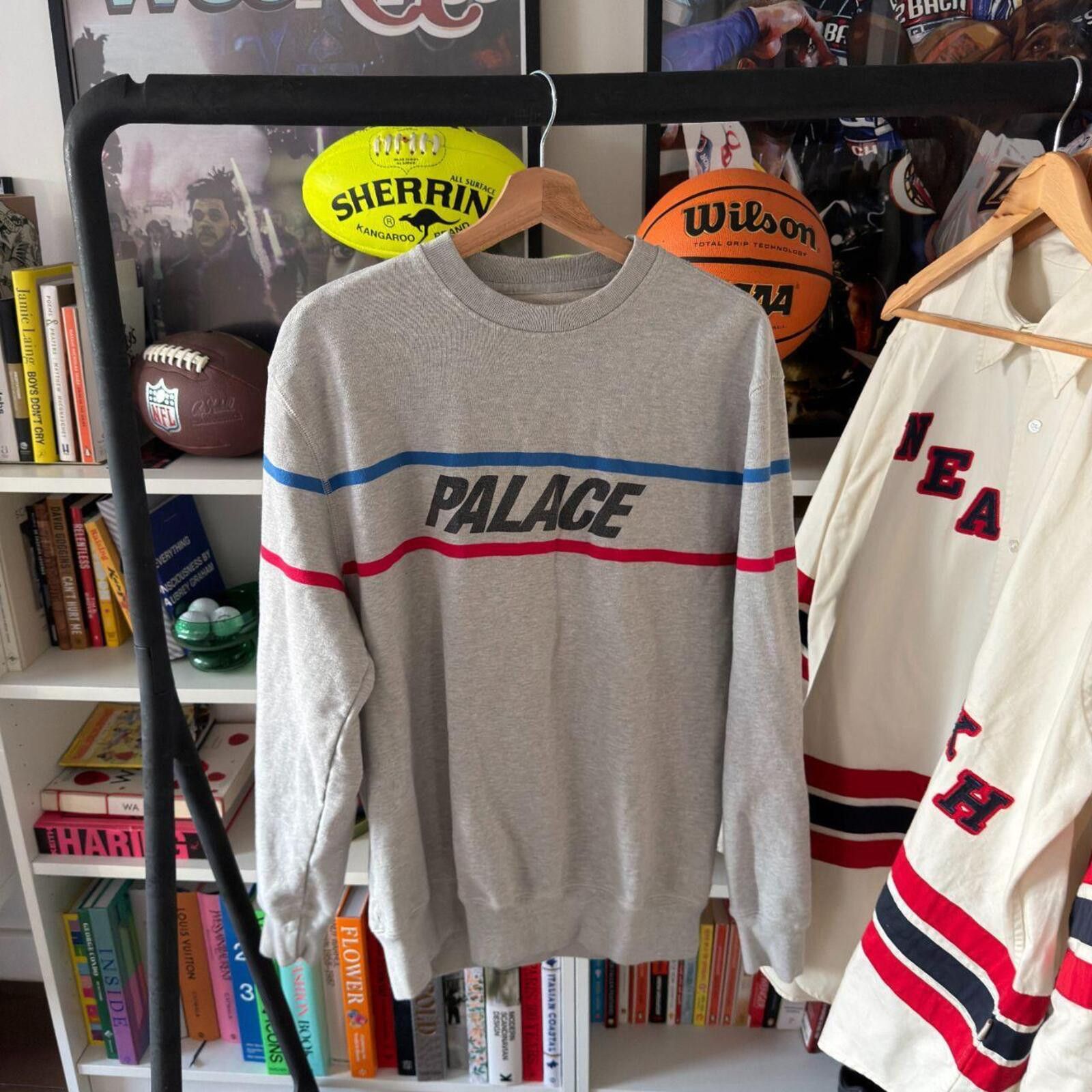 Palace Palace skateboards grey jumper Size US XL / EU 56 / 4 - 1 Thumbnail